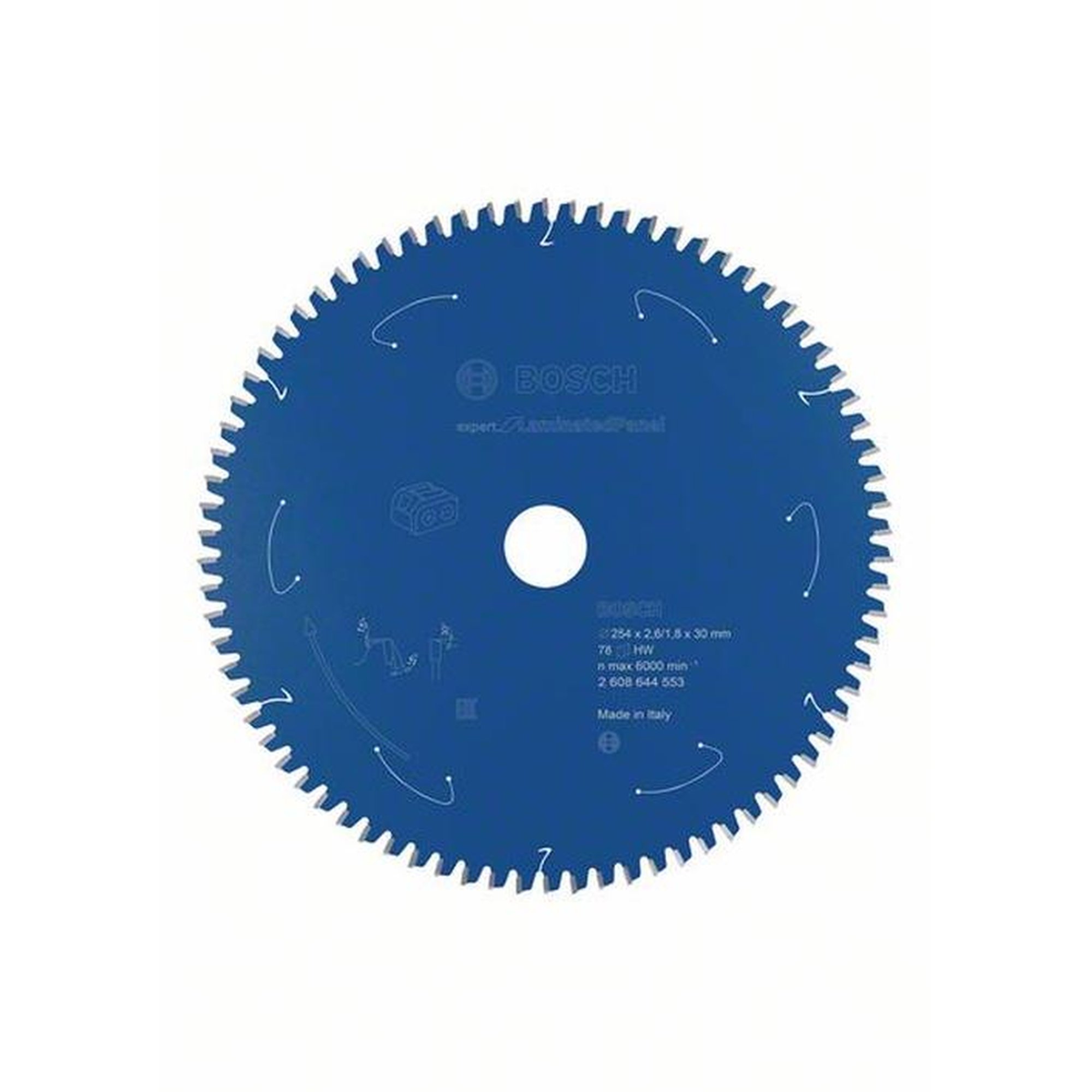 BOSCH Akku-Kreissägeblatt Expert für Laminatplatte, Ø  254  mm,  78 Zähne