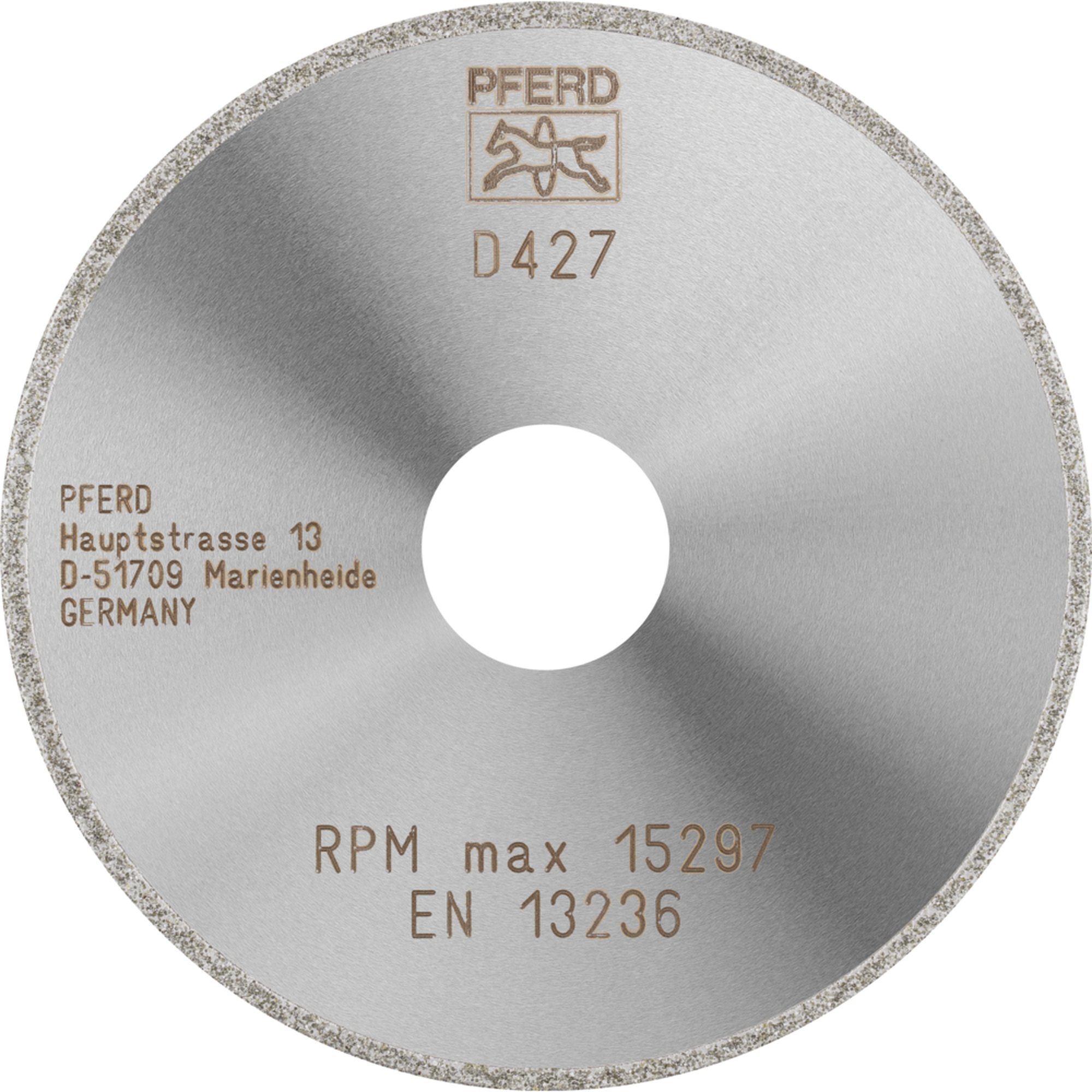 PFERD Diamant-Trennscheibe D1A1R 100-2-22,23 D 427 GAD