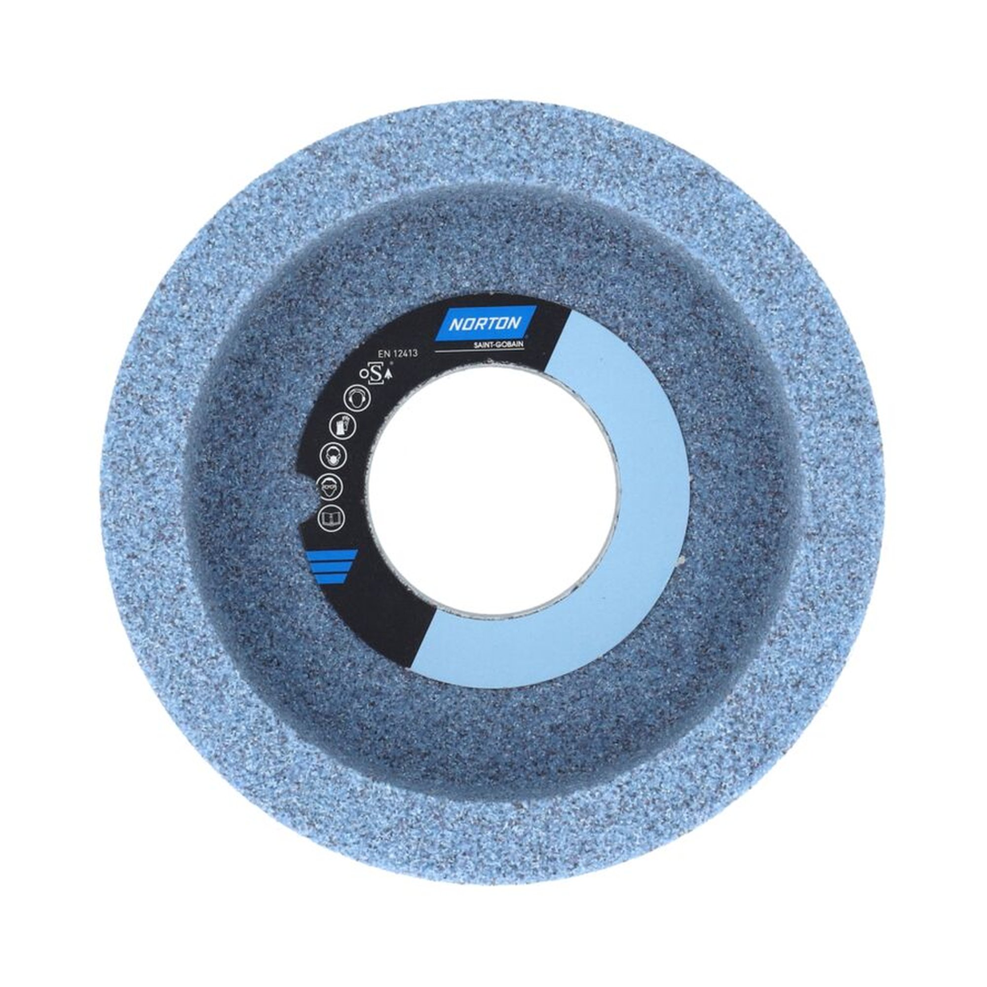2 x Norton Schleiftopf | 150x63x50,8mm | zylindrisch | SGB36HVX | Hochleistungsschleifen