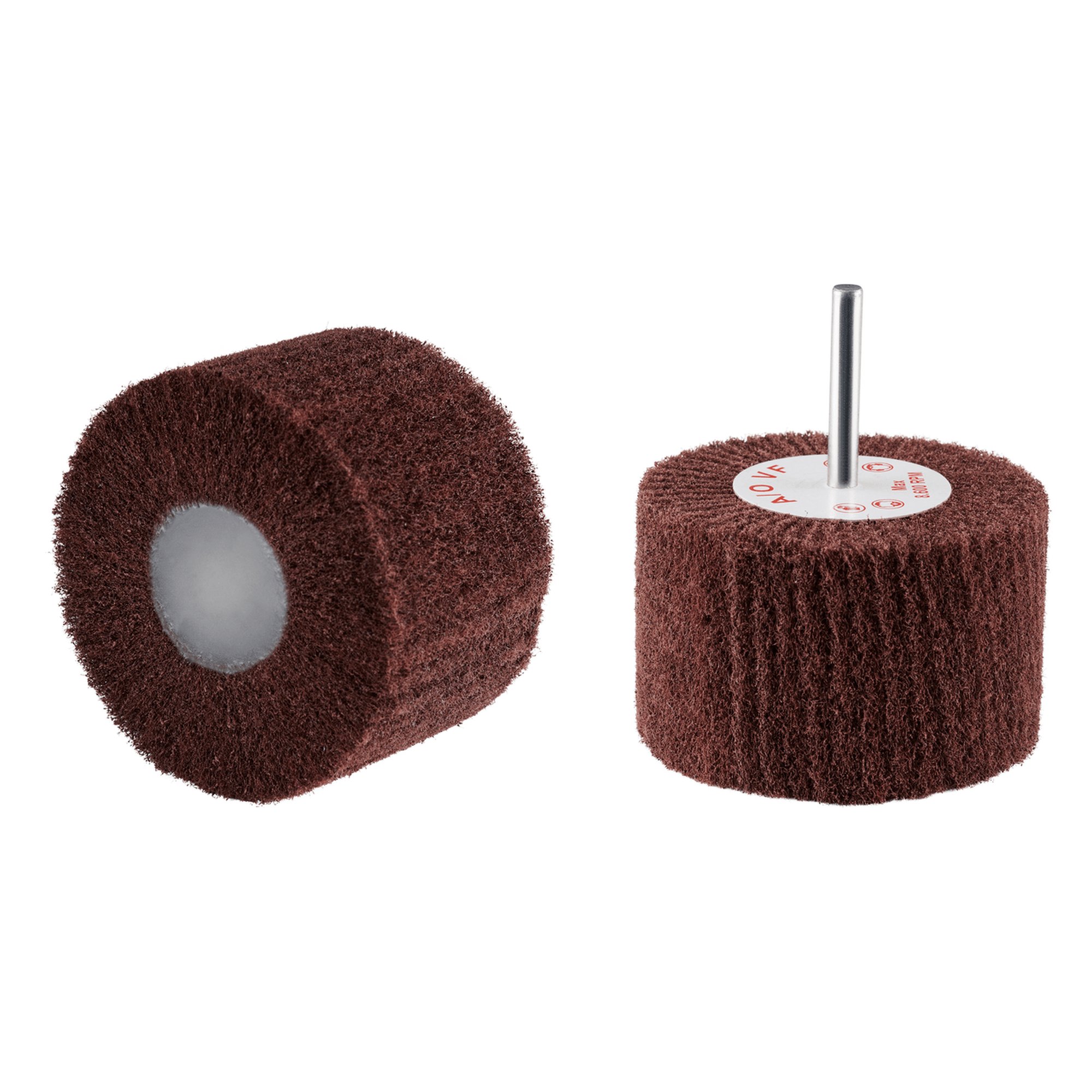 10 x RHODIUS VliesFächerschleifer Schleifmop VS Ø 80 mm Körnung very fine