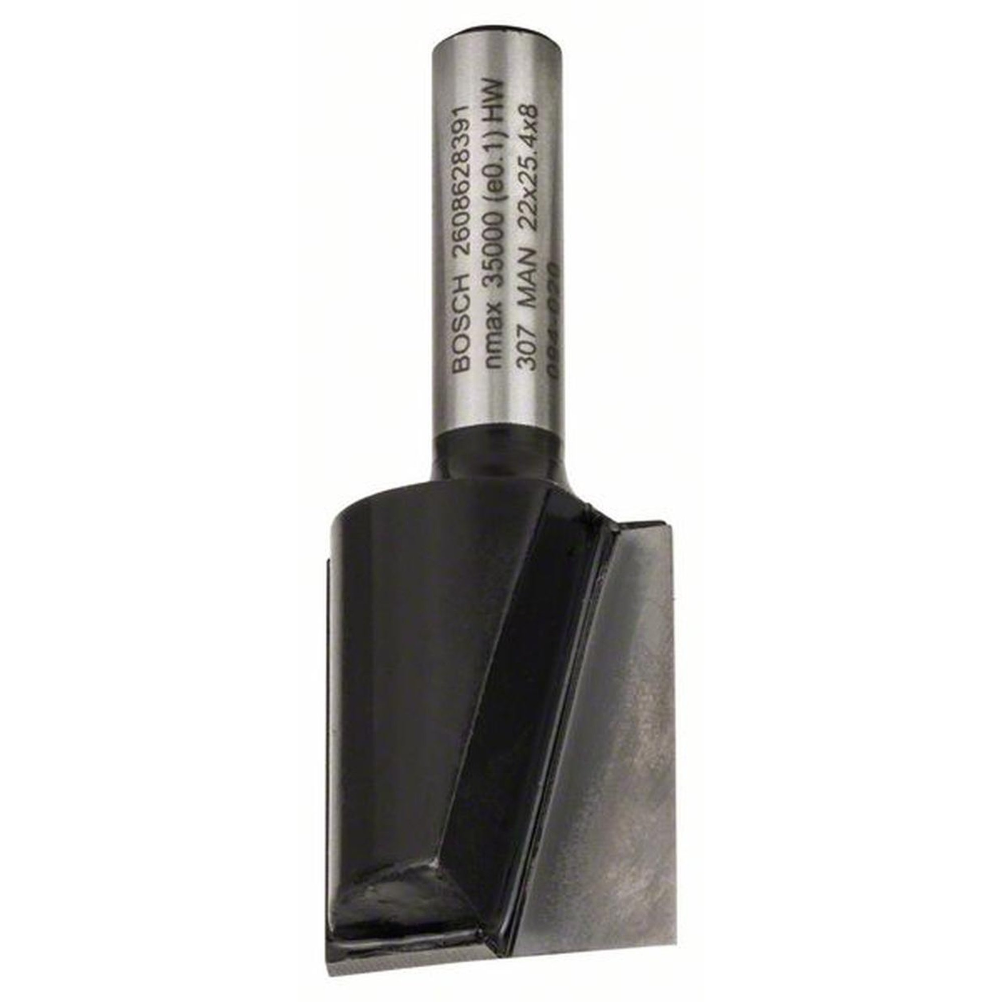 BOSCH Nutfräser für Holz, 8 mm, Ø 22 mm, L 25 mm, G 56 mm