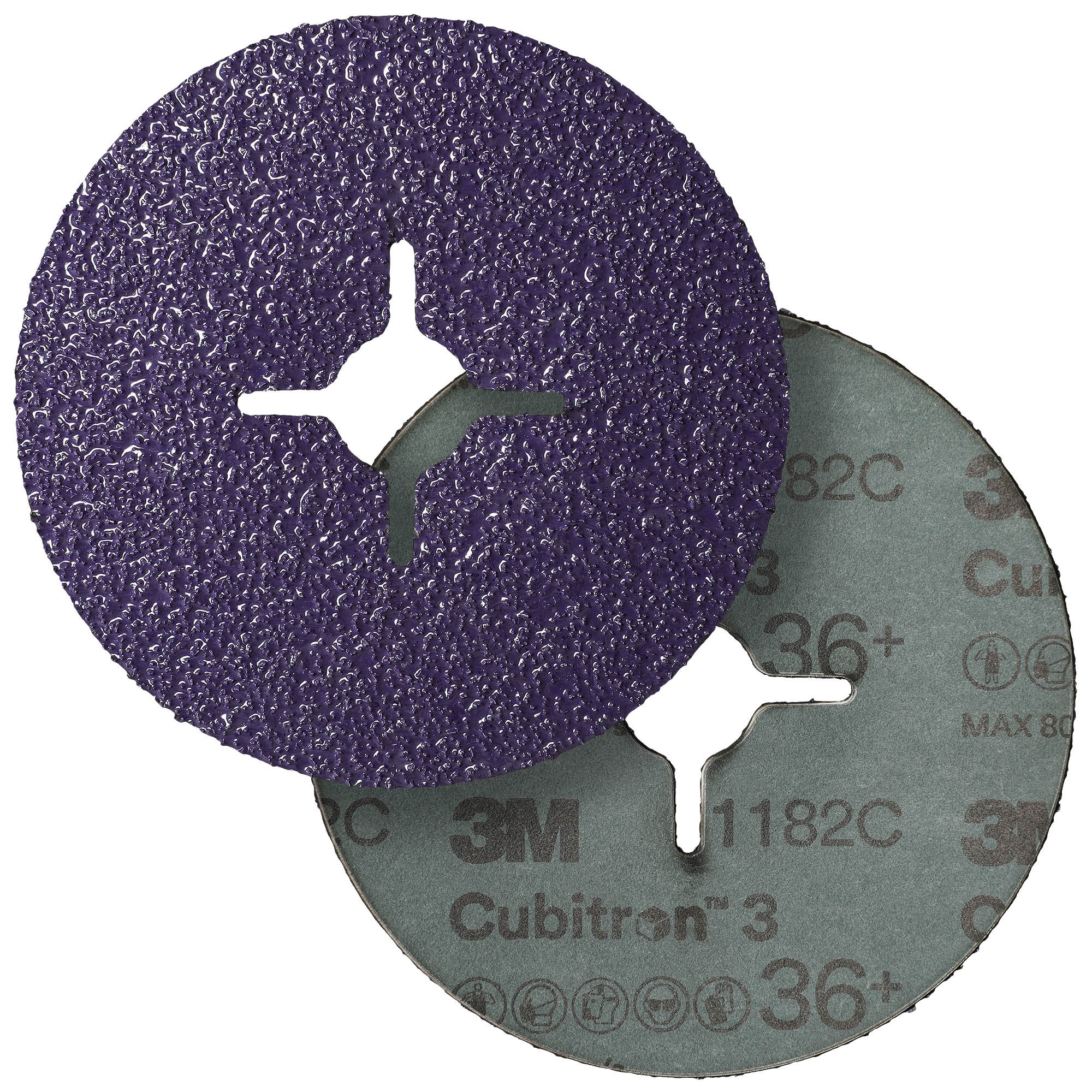 3M Cubitron 3 Fiberscheibe 1182C | Ø 125mm | Korn 36+