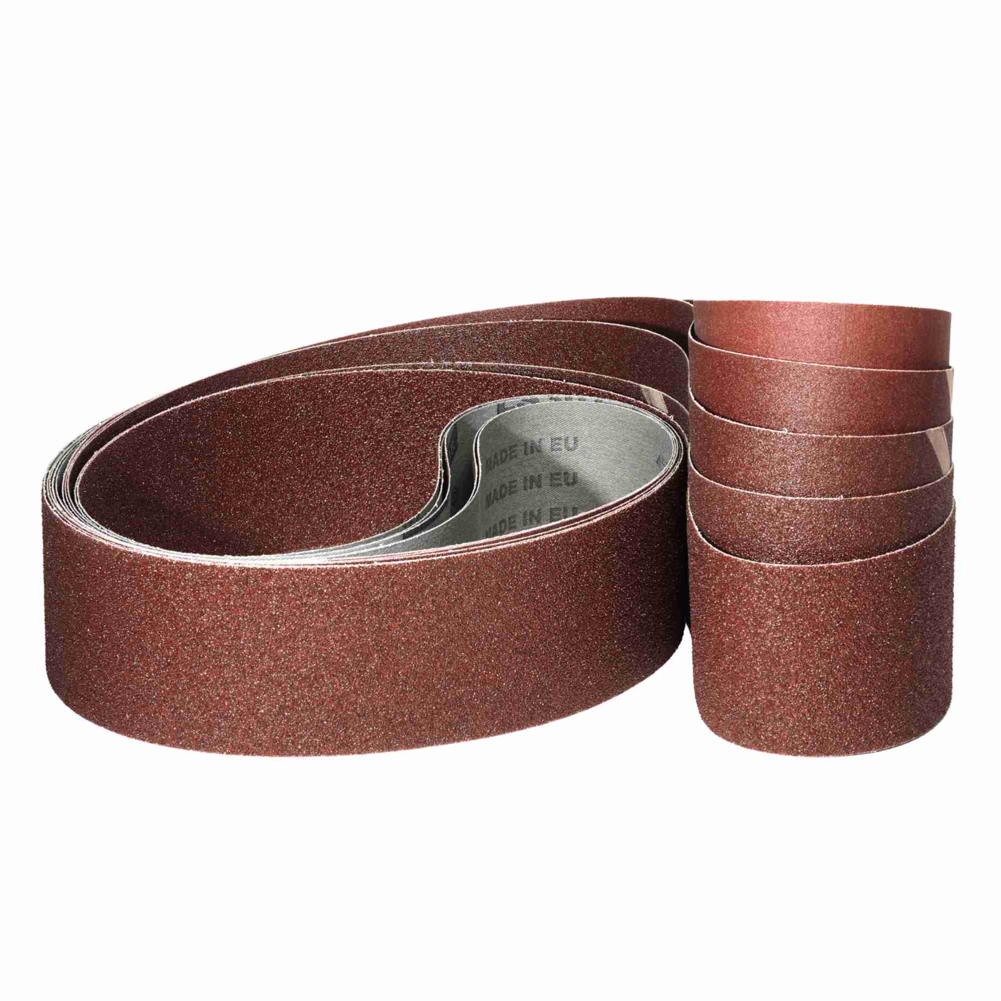 Klingspor Schleifband Profi-Set Korund | gemischte Körnungen 40/60/80/120/180 für Bandschleifer | Alle Maße wählbar