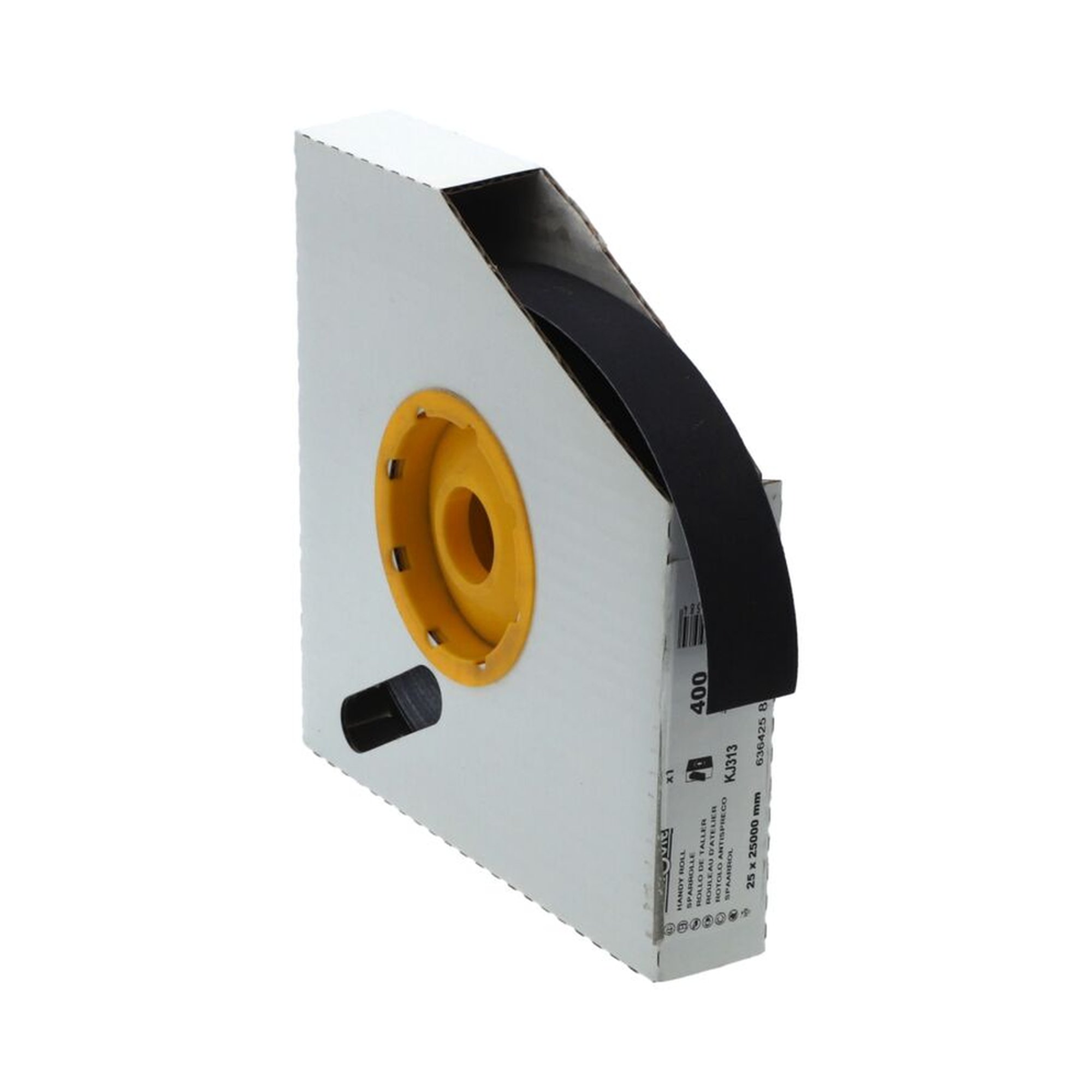 Leichte Unterlage Sparrollen 25mm x 25m K400 Flexovit KJ313 für vielseitige Anwendungen