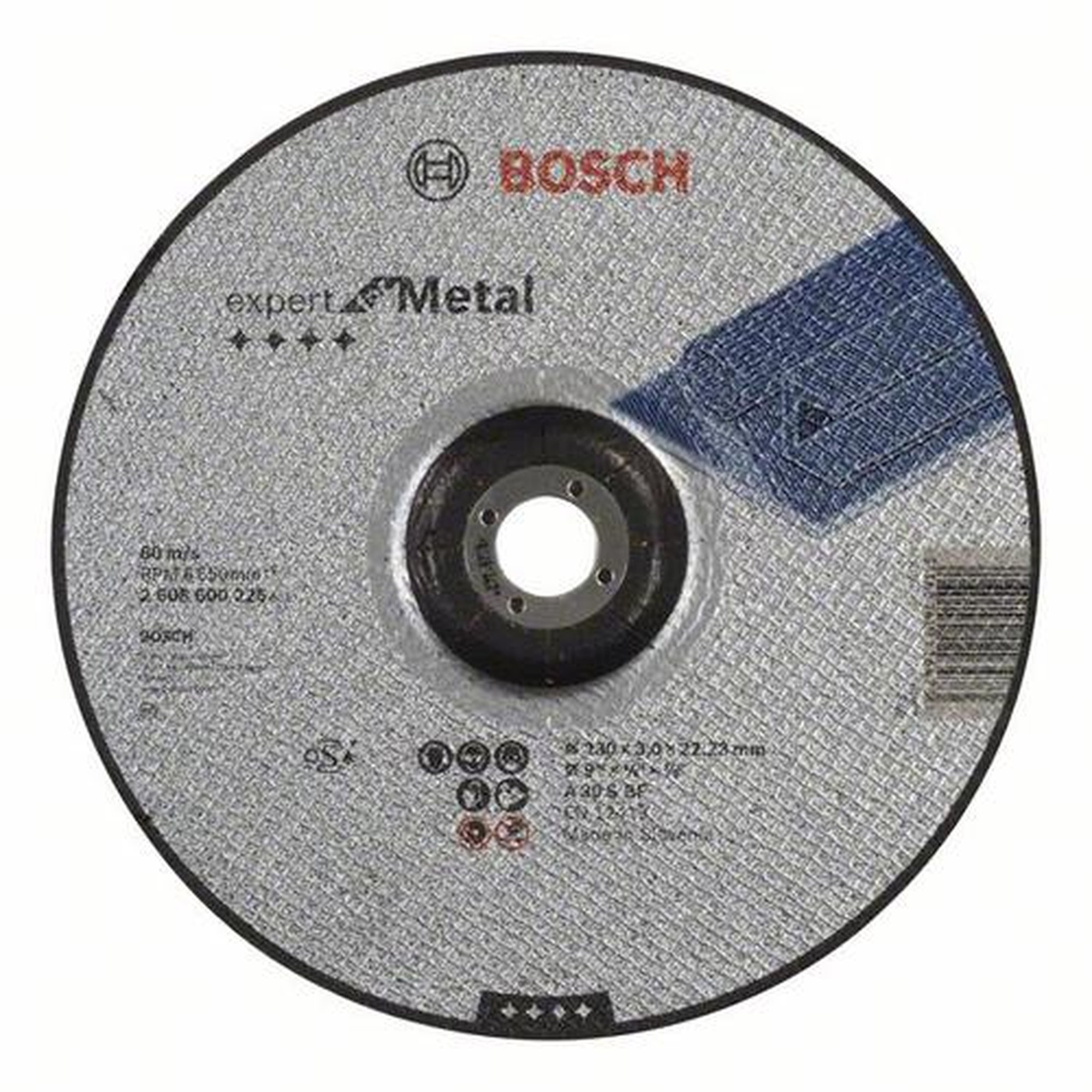 25x BOSCH Trennscheibe gekröpft Expert für Metall A 30 S BF, Ø 230 x 3 mm