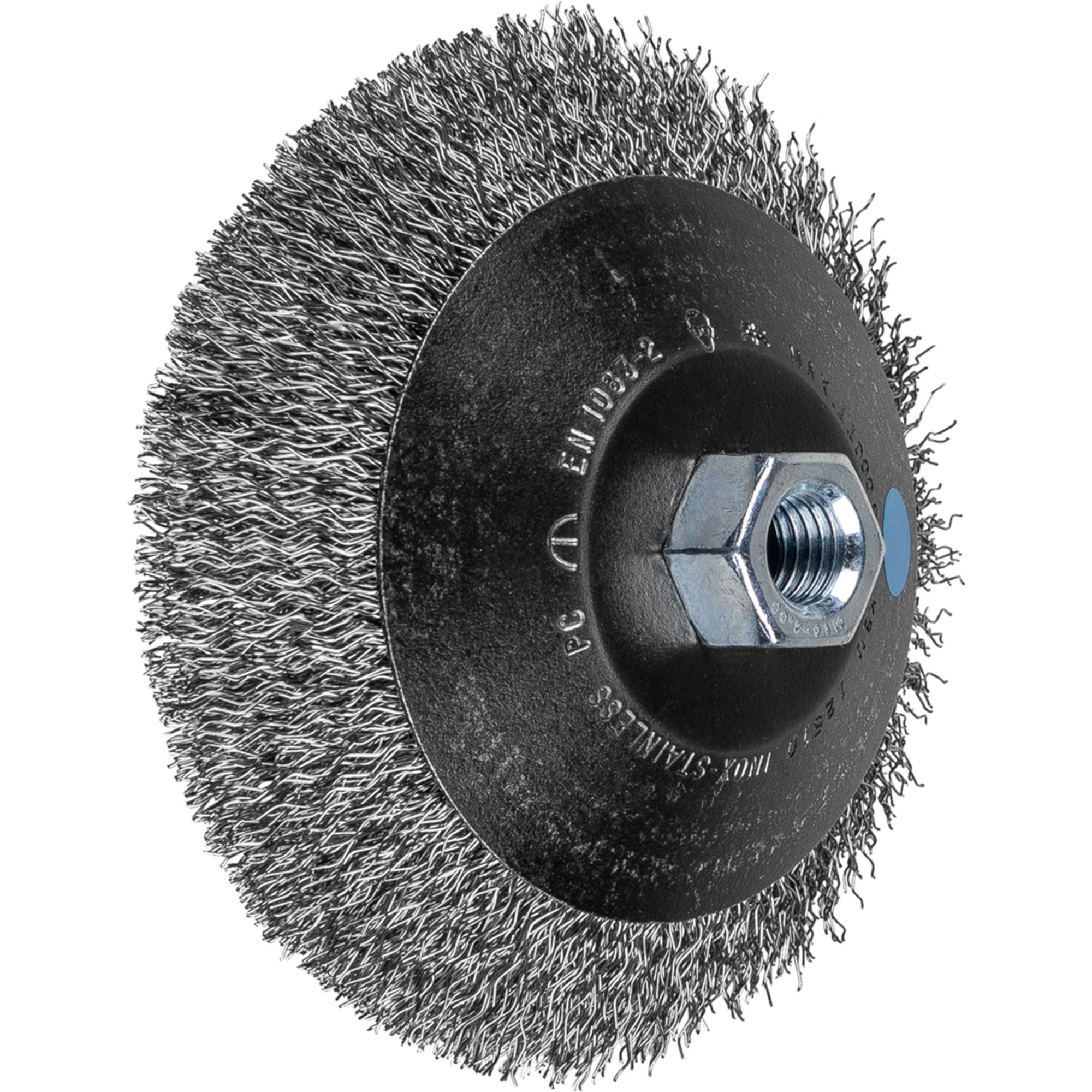 5 x PFERD Kegelbürste mit Gewinde, ungezopft POS KBU 12510/M14 INOX 0,35