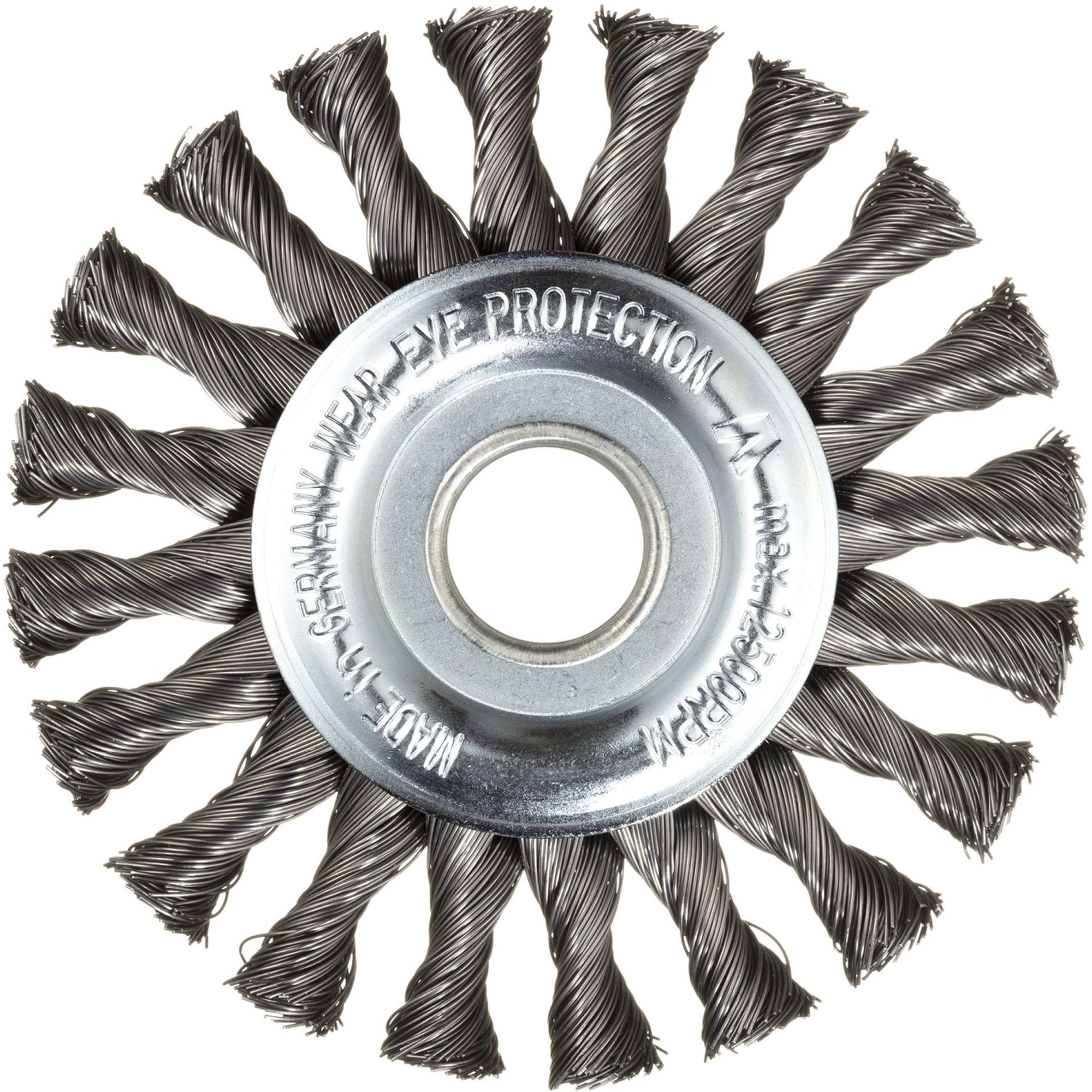 LUKAS Rund-Drahtbürste BRSZ universal 115x12 mm für Winkelschleifer gezopft