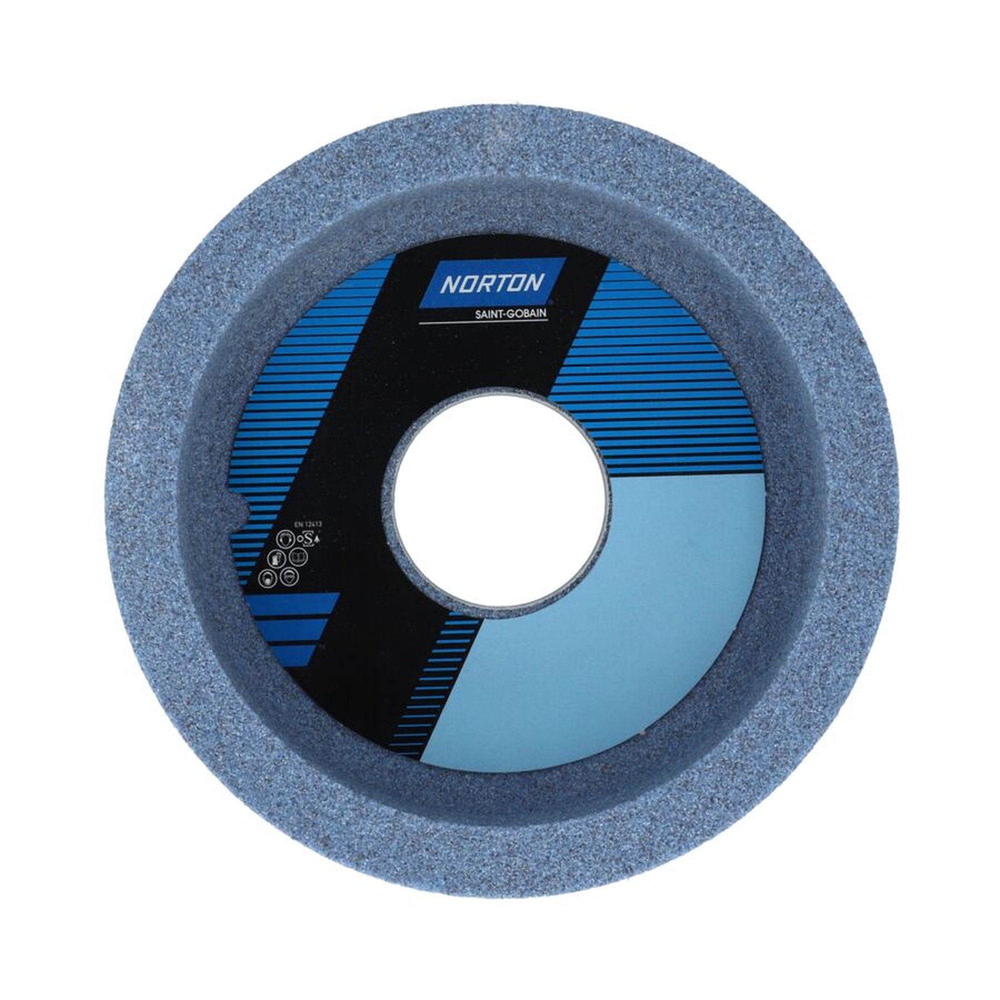 2 x Norton Töpfe & Teller SGB 46 J VX zum Werkzeugschleifen, hochwertige Qualität