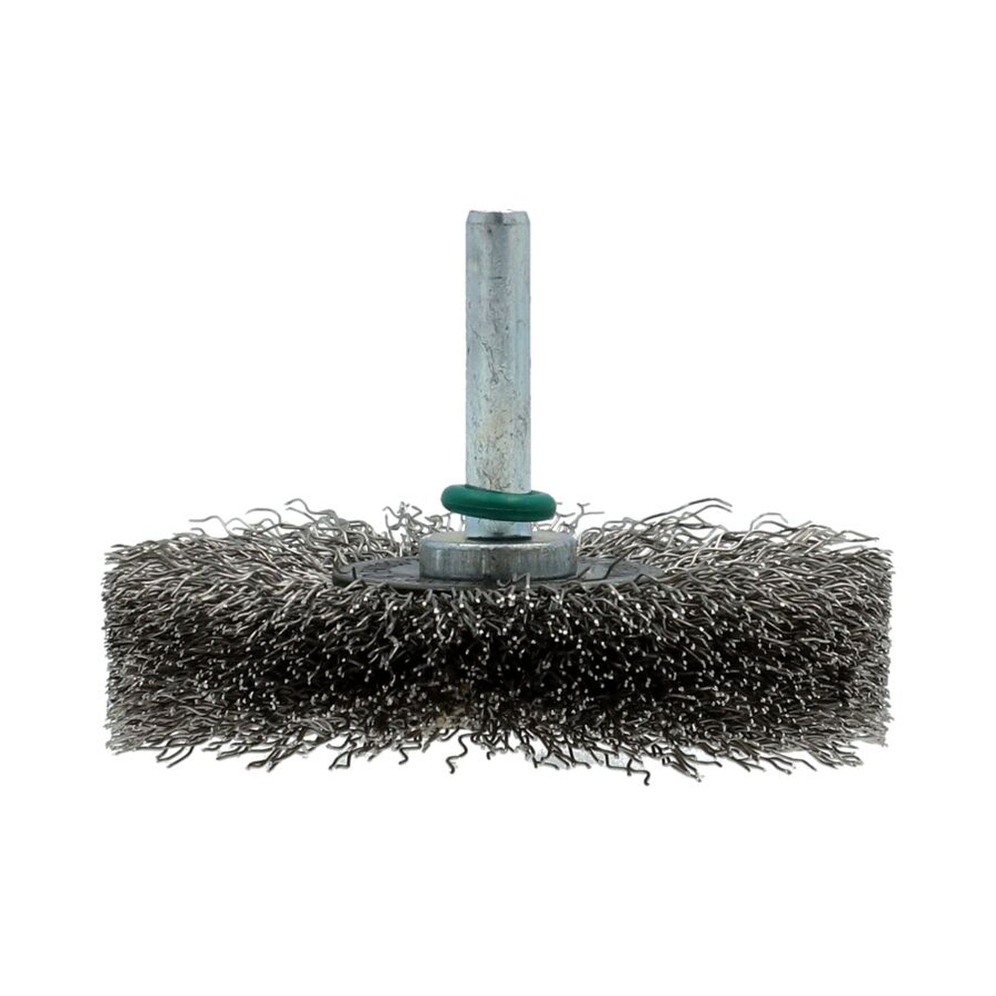 12 x Norton Drahtbürste Rundbürste auf Schaft, gewellt, Edelstahl WHB 70 10 6 0,30