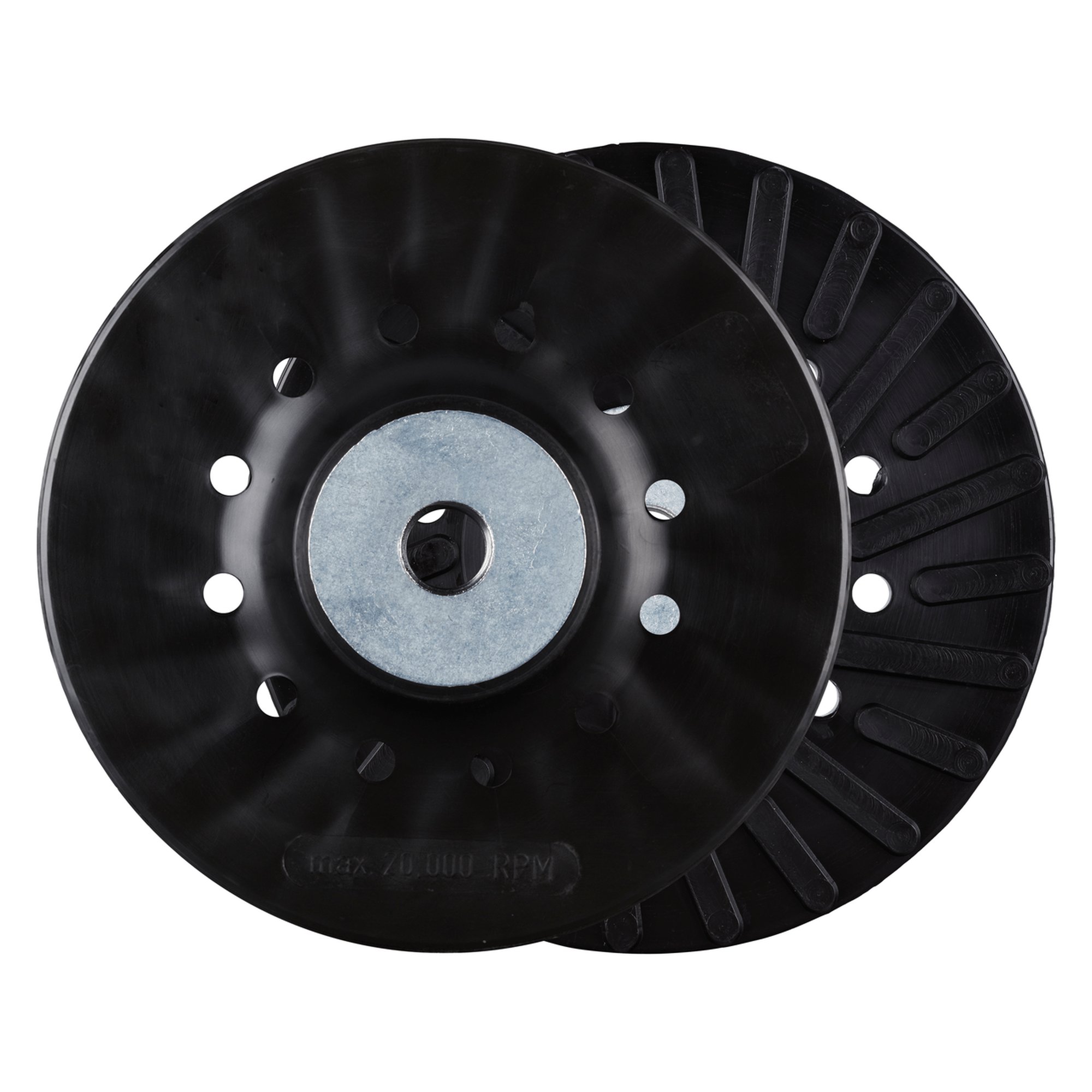 10 x RHODIUS Stützteller Schleifteller Fiberscheibe RH TURBO Ø 125 mm