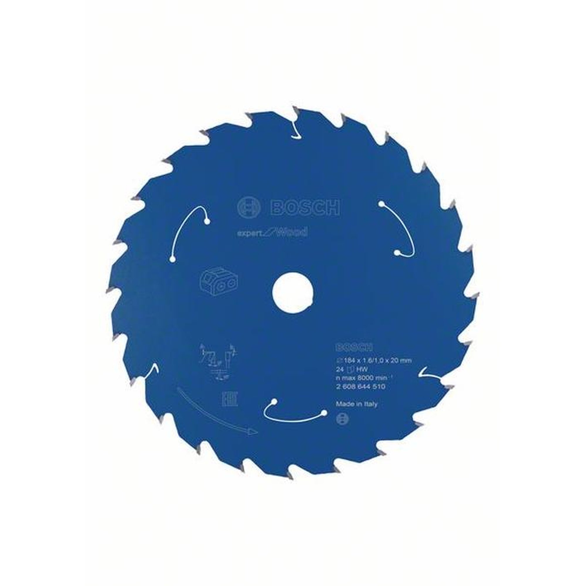 BOSCH Akku-Kreissägeblatt Expert für Holz, Ø  184  mm,  24 Zähne