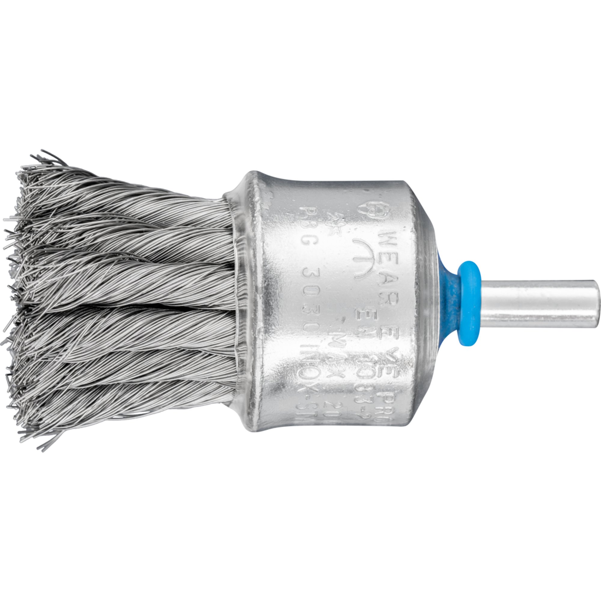 10 x PFERD Pinselbürste mit Schaft, gezopft PBG 3028/6 INOX 0,25