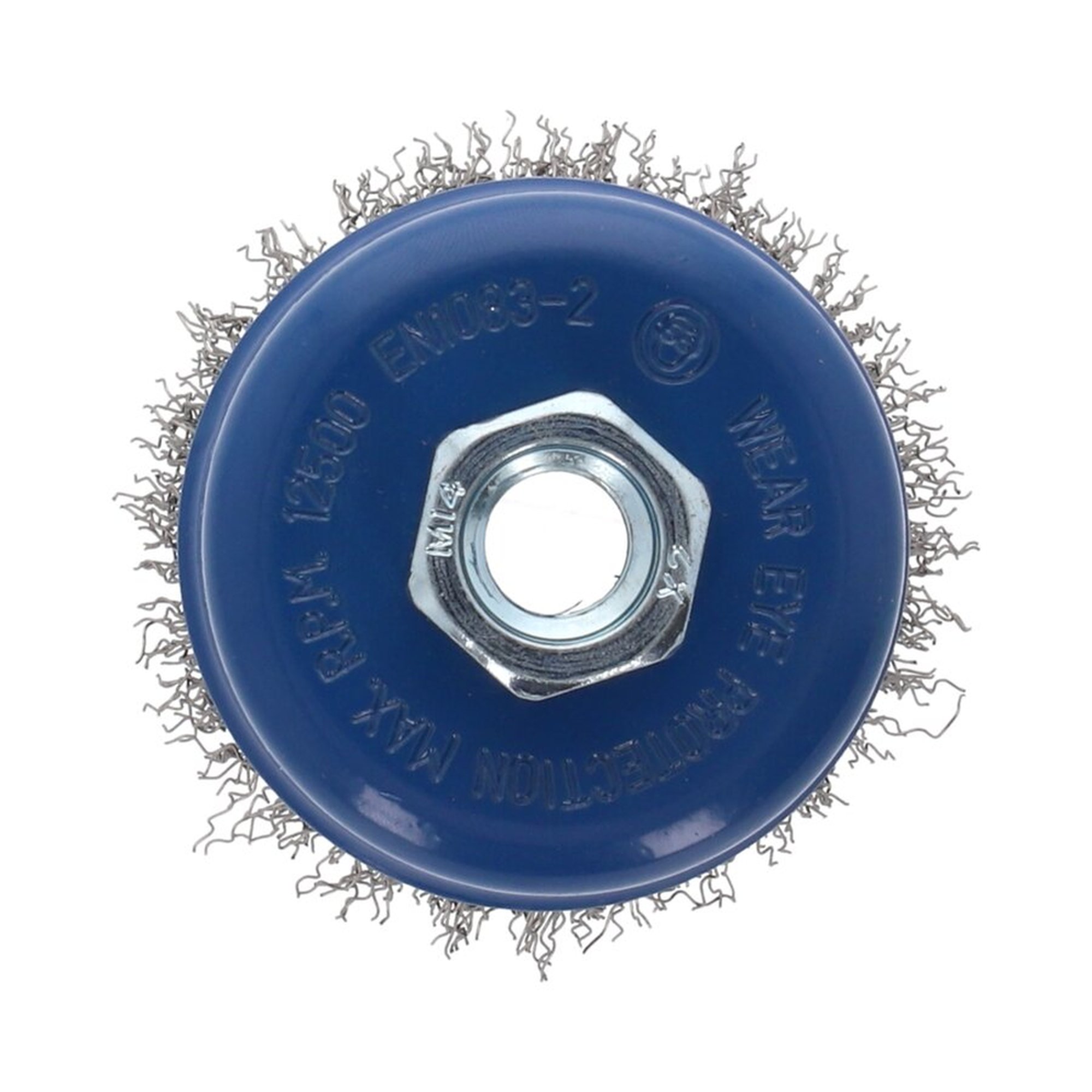 5 x Norton Drahtbürsten für Winkelschleifer, Crimped Edelstahl 75mm, langlebig und robust