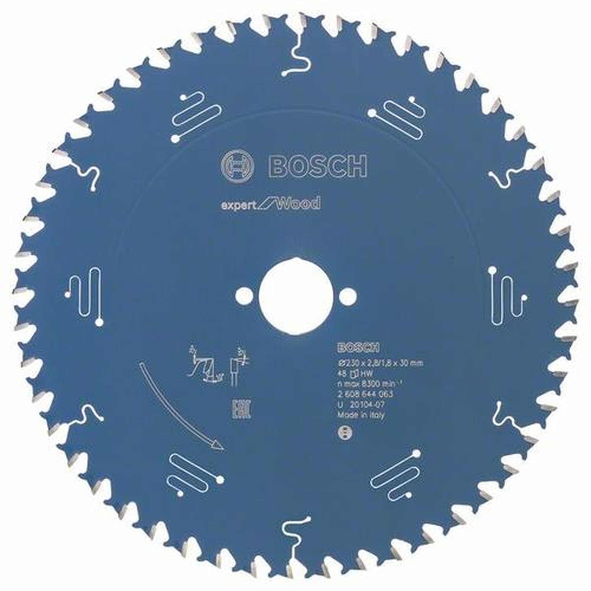 BOSCH Kreissägeblatt Expert für Holz, Ø 230 mm, 48 Zähne