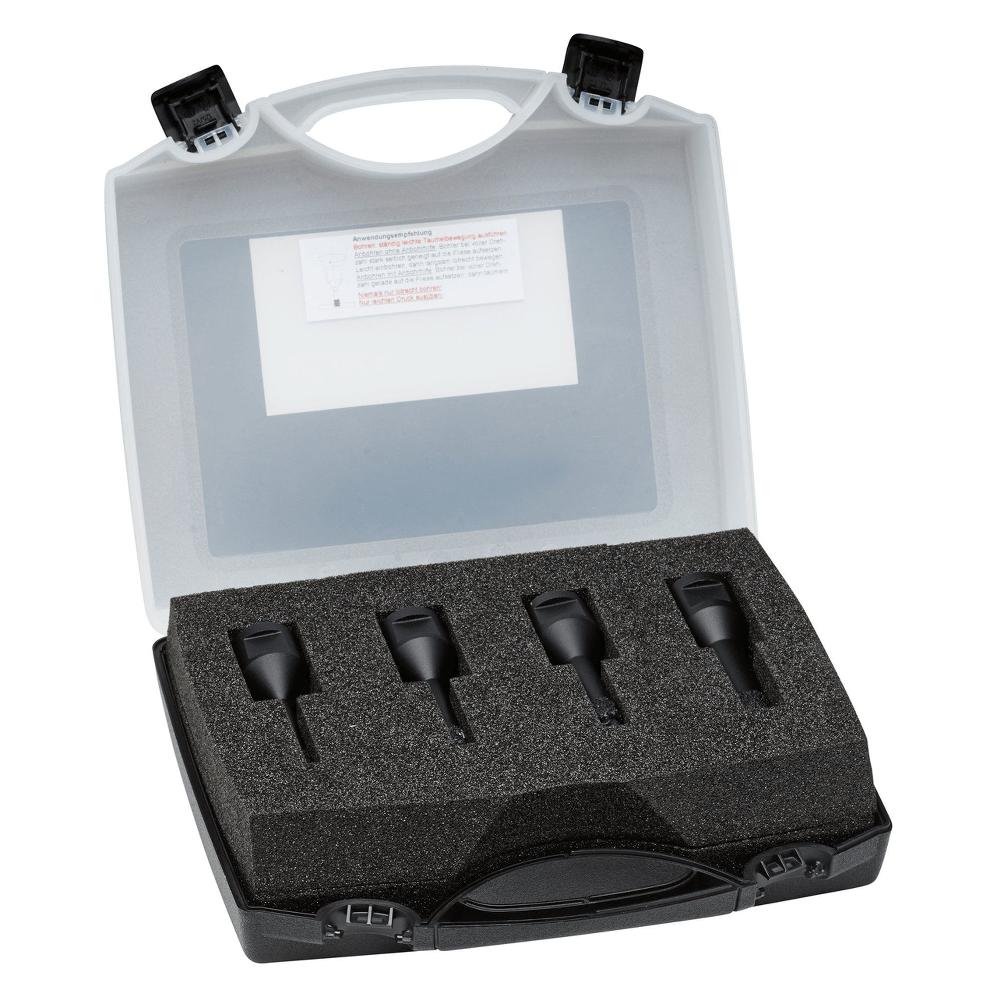 RHODIUS Fliesenbohrkronen CD30 SET 4-teilig (6, 8, 10, 14 mm)