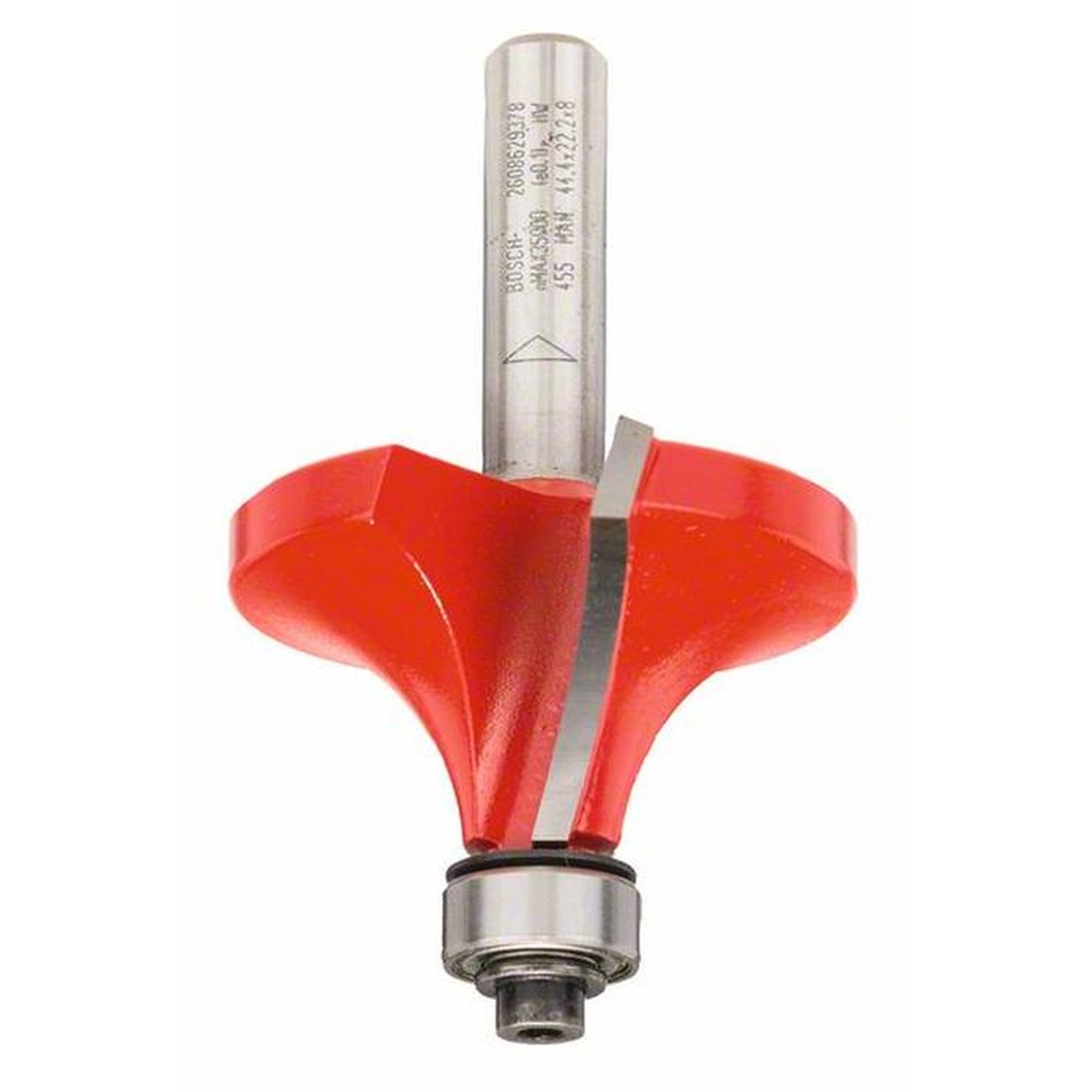 BOSCH Abrundfräser für Holz, 8 mm, Ø 44,4 mm, R 15,9 mm, L 22,2 mm