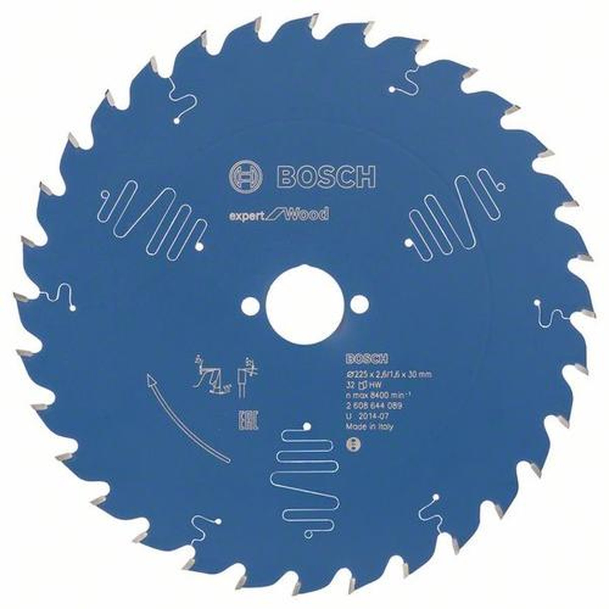 BOSCH Kreissägeblatt Expert für Holz, Ø 225 mm, 32 Zähne