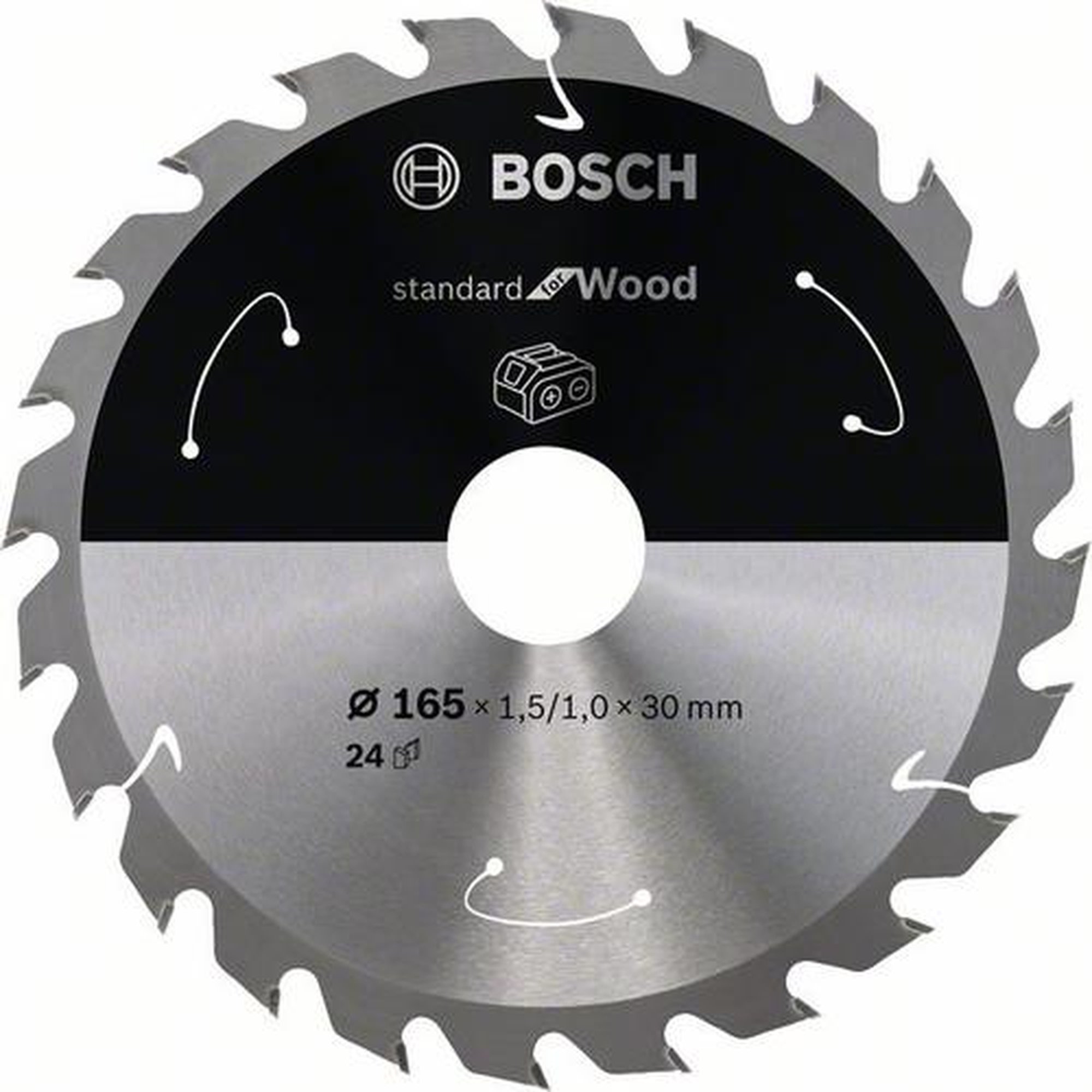 BOSCH Akku-Kreissägeblatt Standard für Aluminium, Ø 190 mm, 56 Zähne