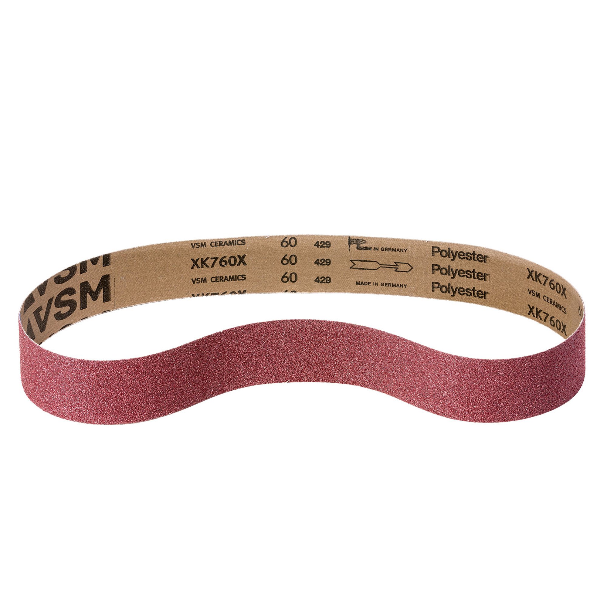 20x VSM Schleifband XK760X | 60 x 1075 mm | Korn 100