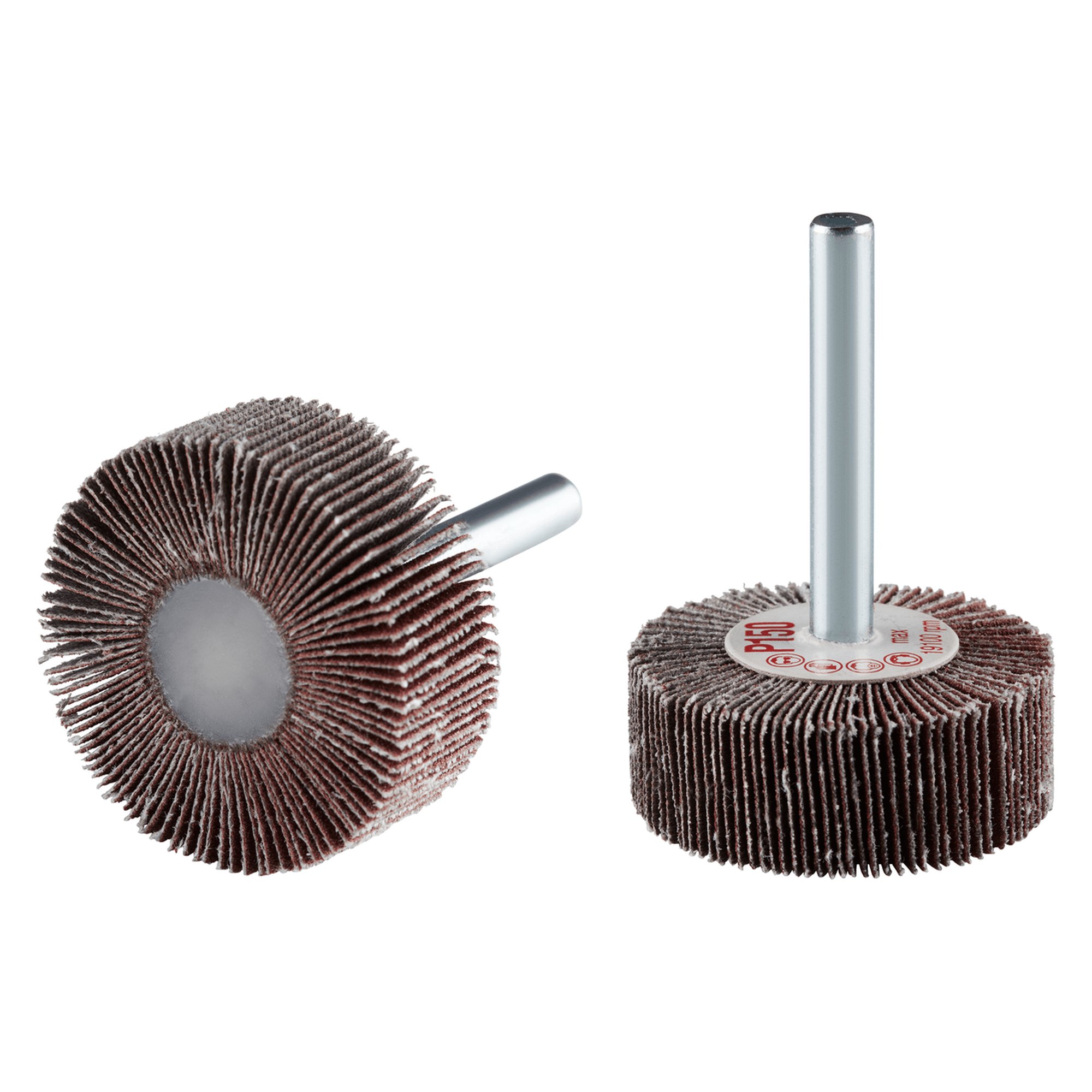 10 x RHODIUS Fächerschleifer Schleifmop FS Ø 40 mm Körnung 40