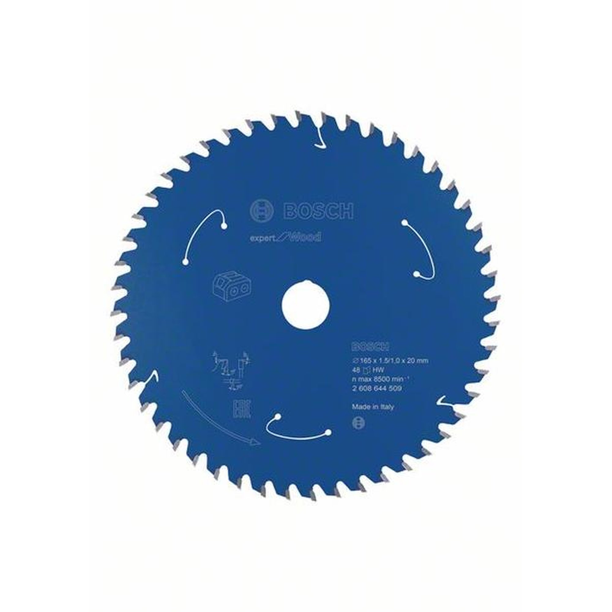 BOSCH Akku-Kreissägeblatt Expert für Holz, Ø  165  mm,  48 Zähne