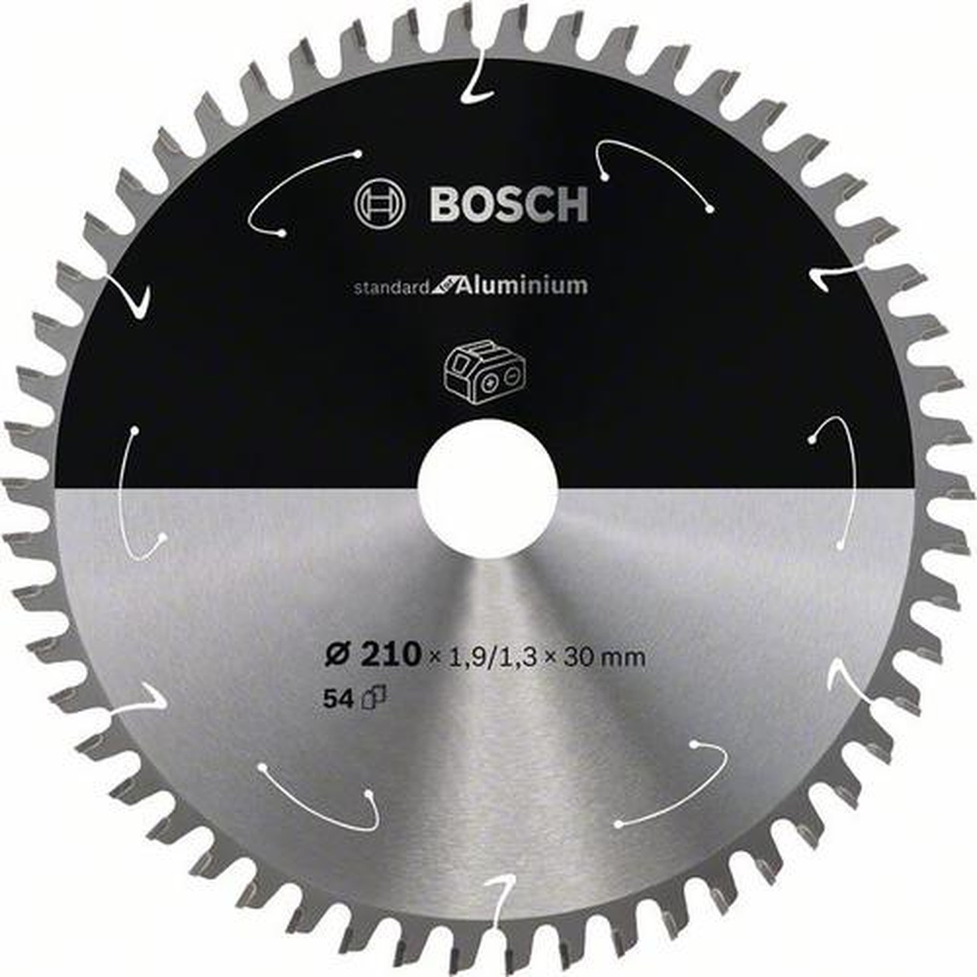 BOSCH Akku-Kreissägeblatt Standard für Aluminium, Ø 210 mm, 54 Zähne
