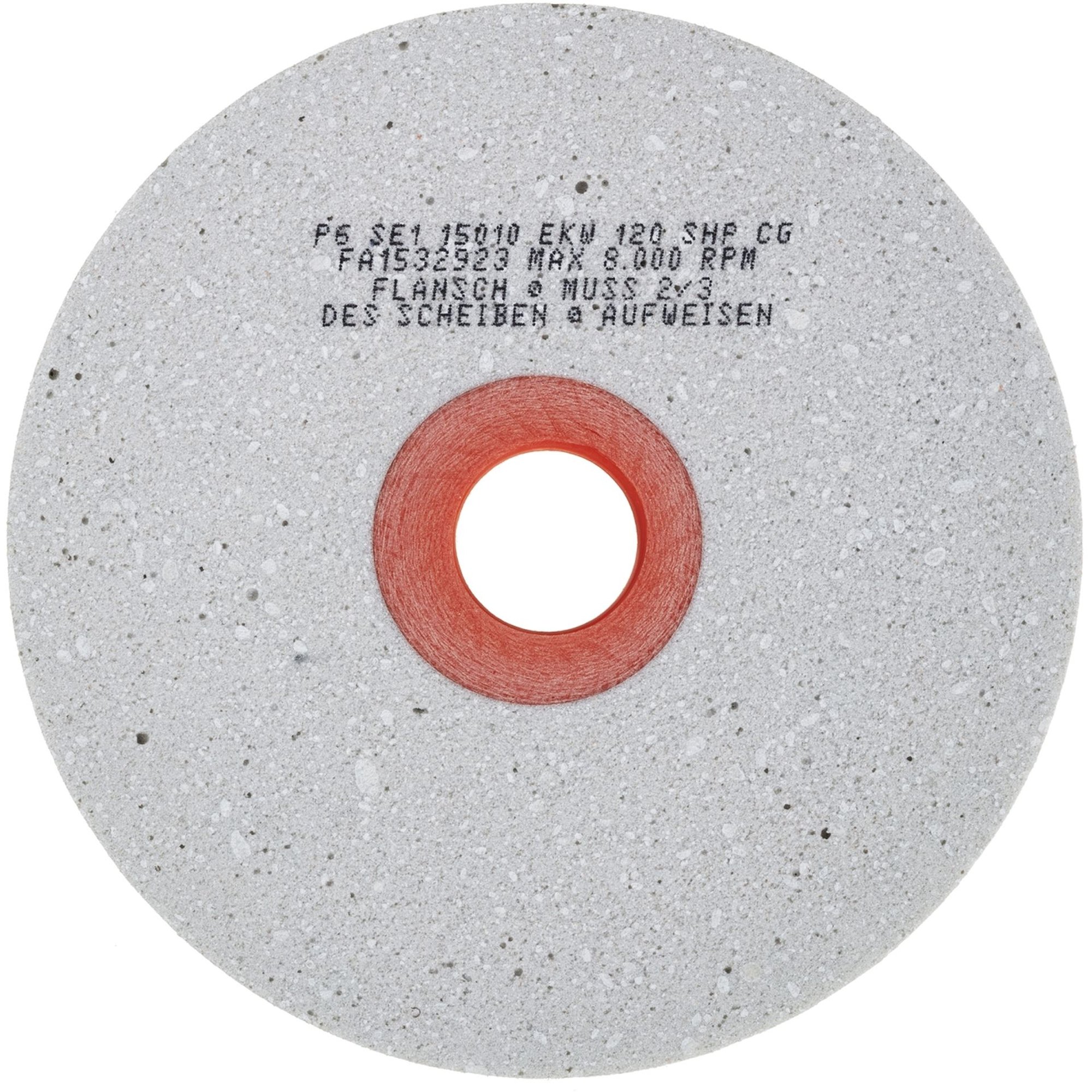 LUKAS Polierscheibe Schleifscheibe P6SE1 fein 80x6 mm Bohrung 6 mm  Korn 120