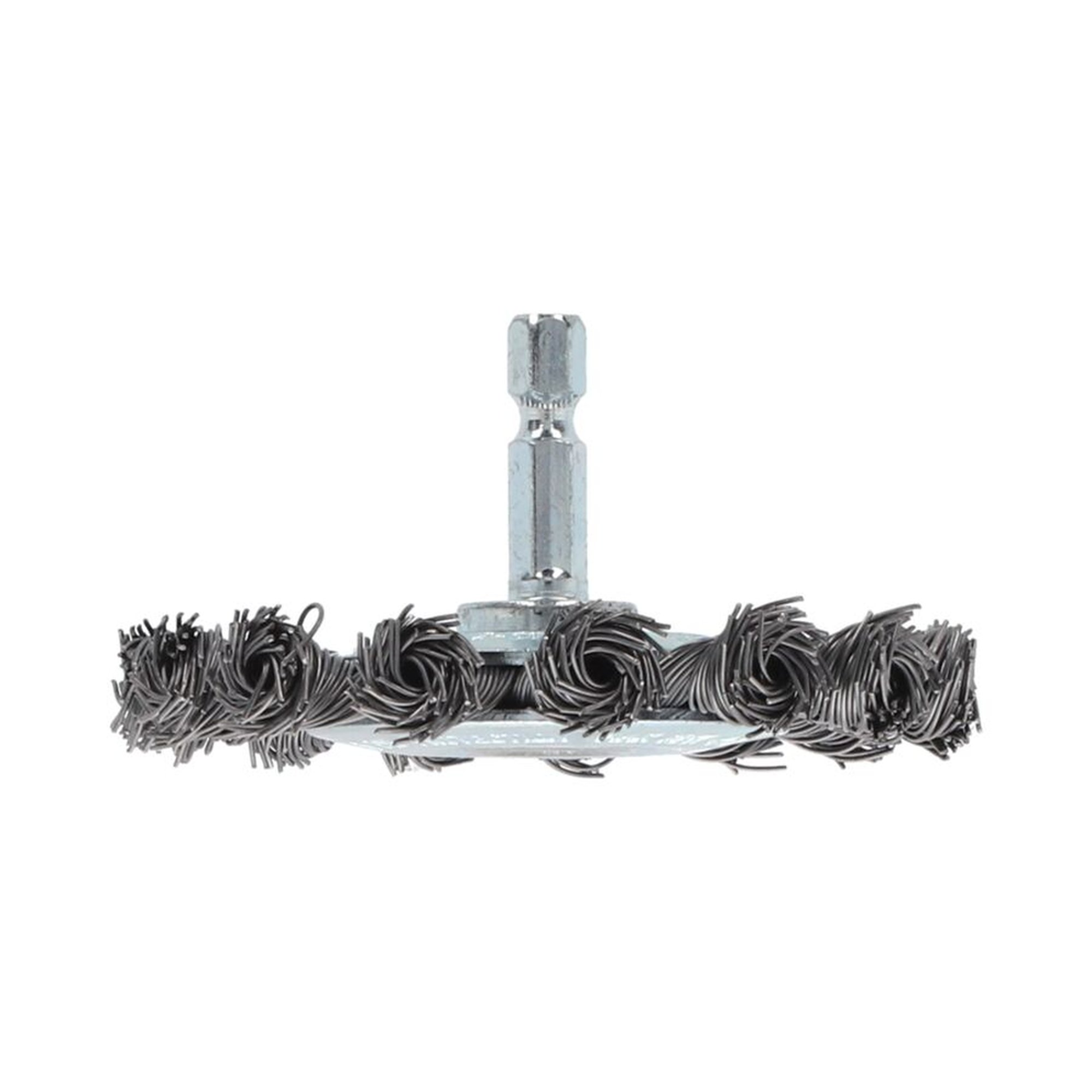 5 x Norton Drahtbürsten Hand Drill Wheel Knotted Steel 75mm - Robust & Effizient