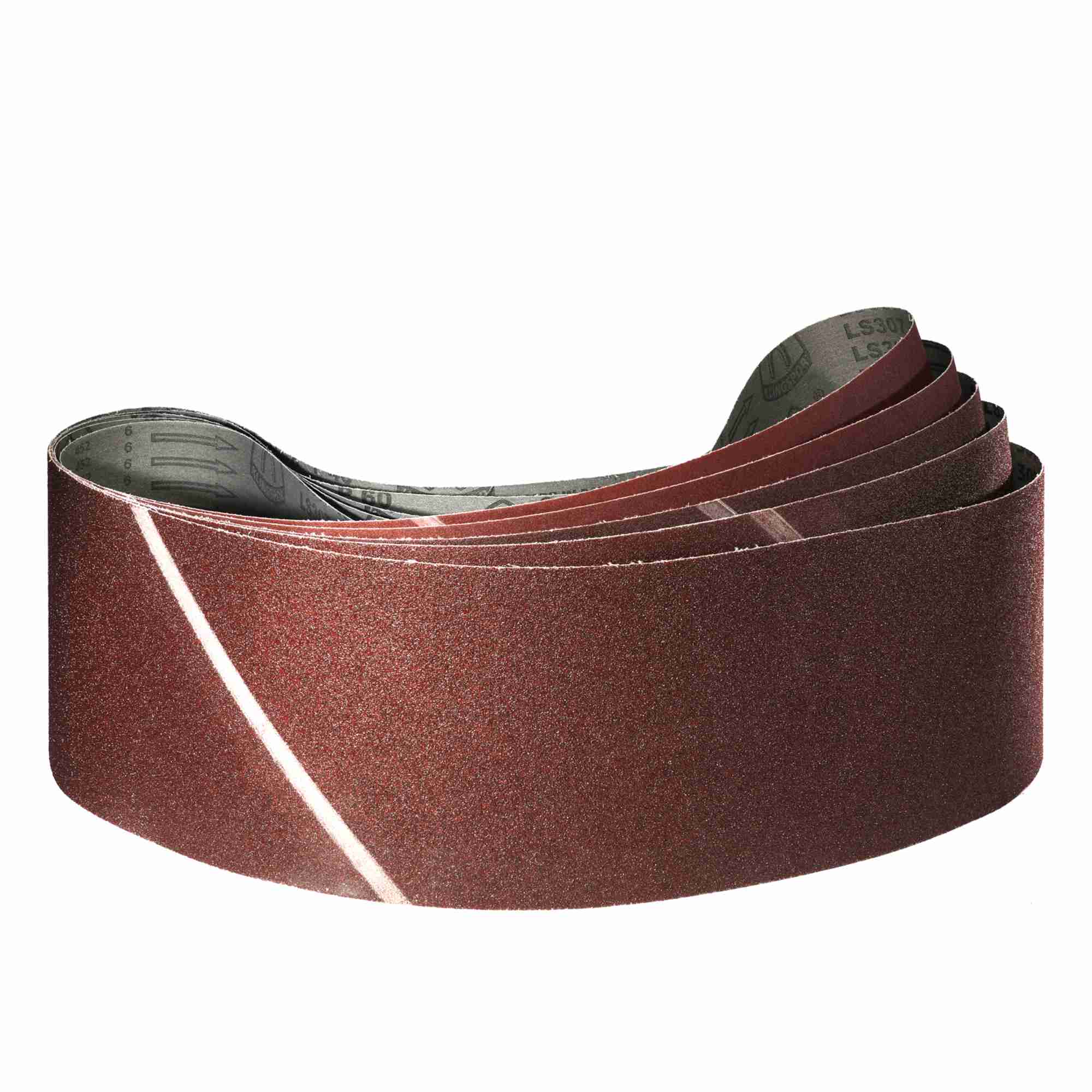 Klingspor Schleifband Profi-Set Korund | gemischte Körnungen 40/60/80/120/180 für Bandschleifer | Alle Maße wählbar