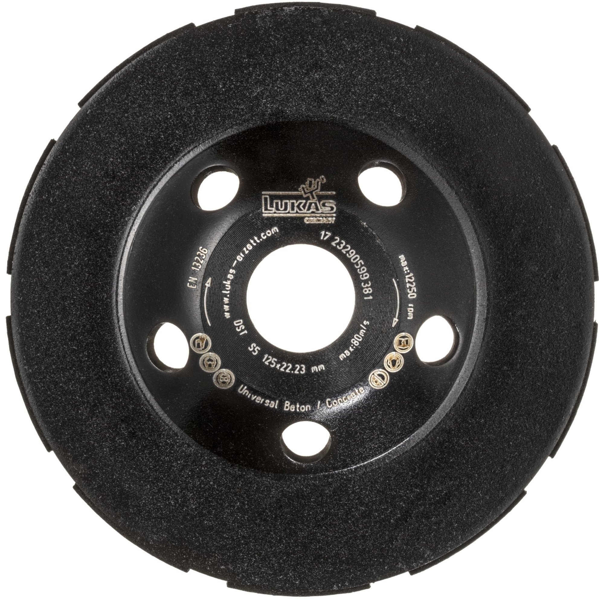 LUKAS Diamantschleiftopf DST S5 universal Ø 125 mm