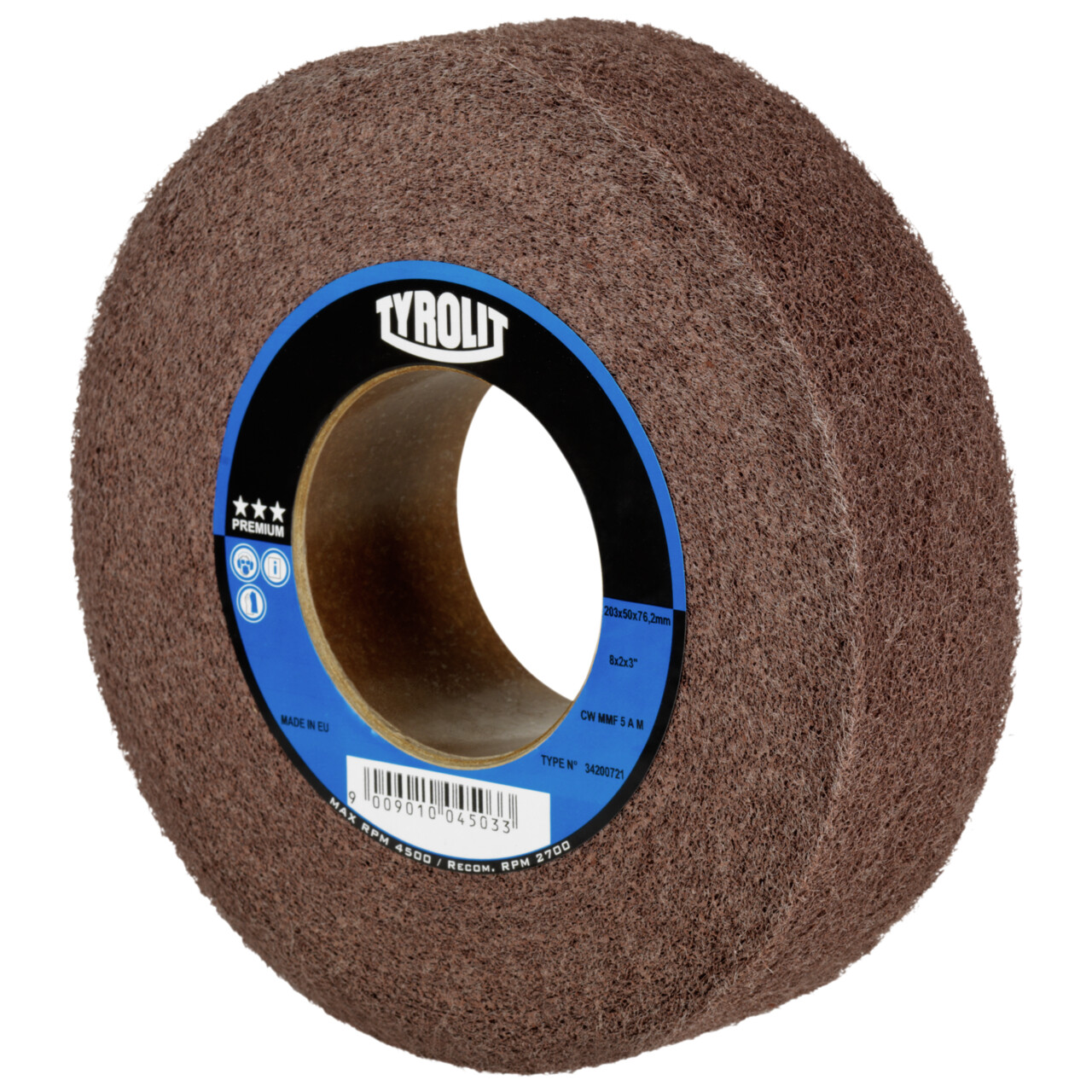 5x Tyrolit Vliesscheibe 165x30x55 mm A FEIN PREMIUM universell einsetzbar