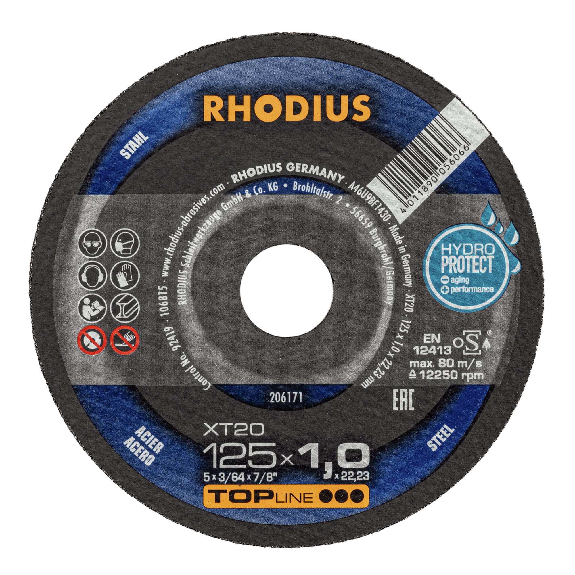 50 x RHODIUS Extradünne Trennscheibe XT20 Ø 125 mm