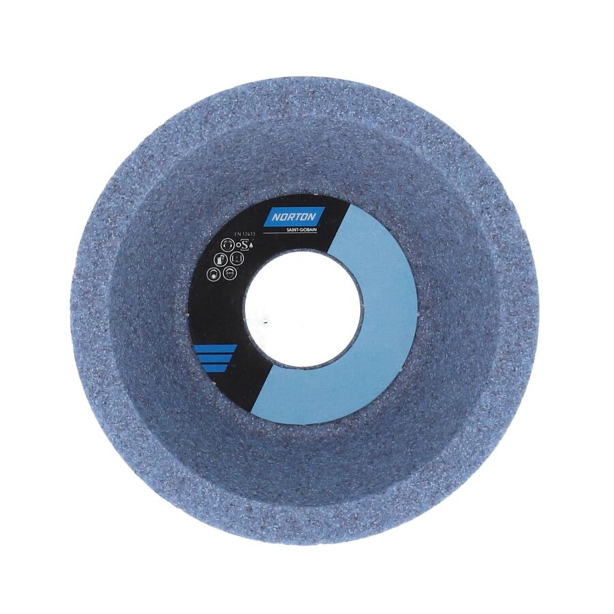 6 x Norton Töpfe & Teller SGB 60 L VX zum Werkzeugschleifen, langlebig & effizient