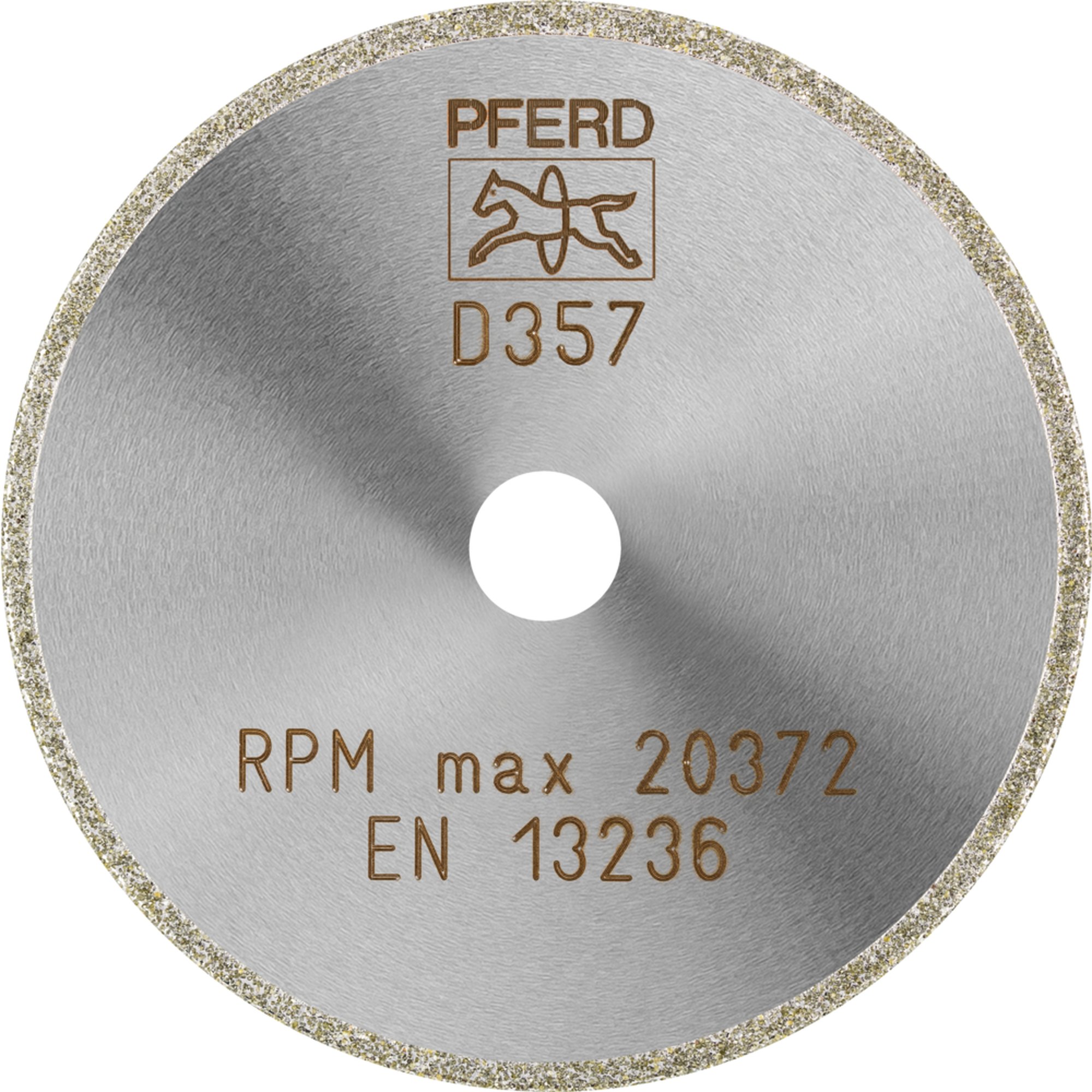 PFERD Diamant-Trennscheibe D1A1R 75-2-10 D 357 GAD
