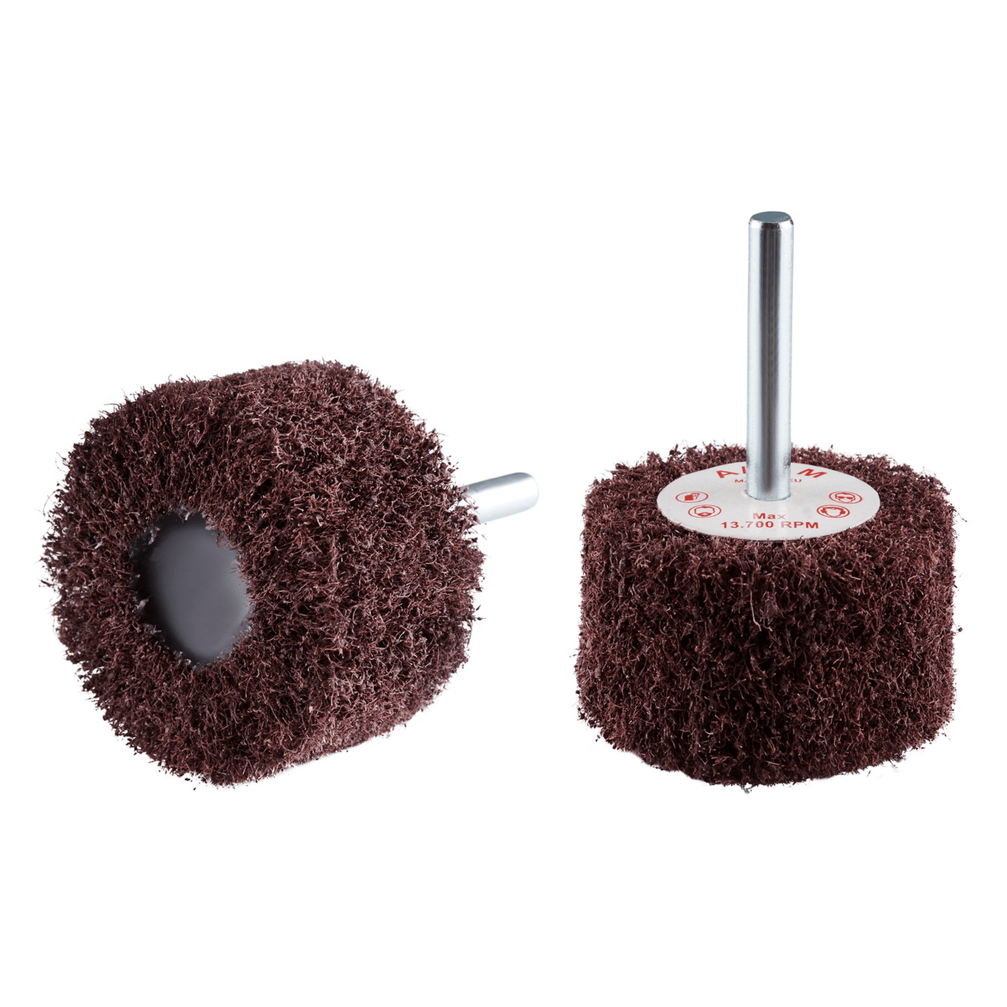 10 x RHODIUS VliesFächerschleifer Schleifmop VS Ø 50 mm Körnung medium