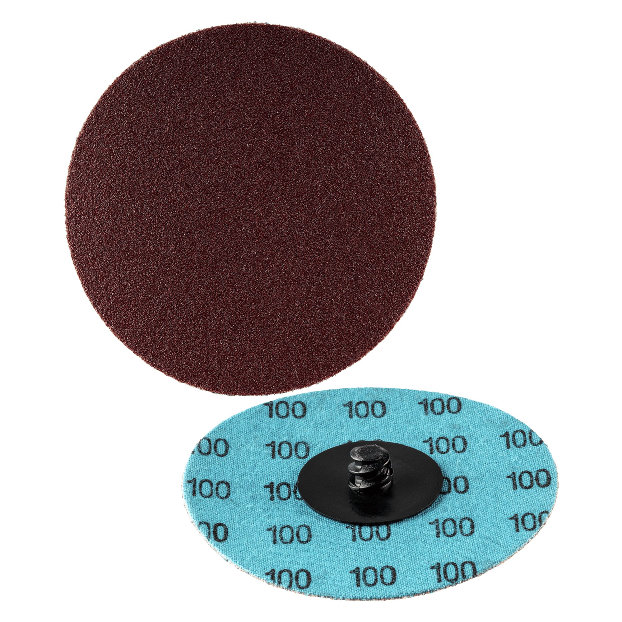 50 x RHODIUS AluminiumoxidFiberscheibe Schleifscheibe QUICK Ø 76 mm Körnung 100