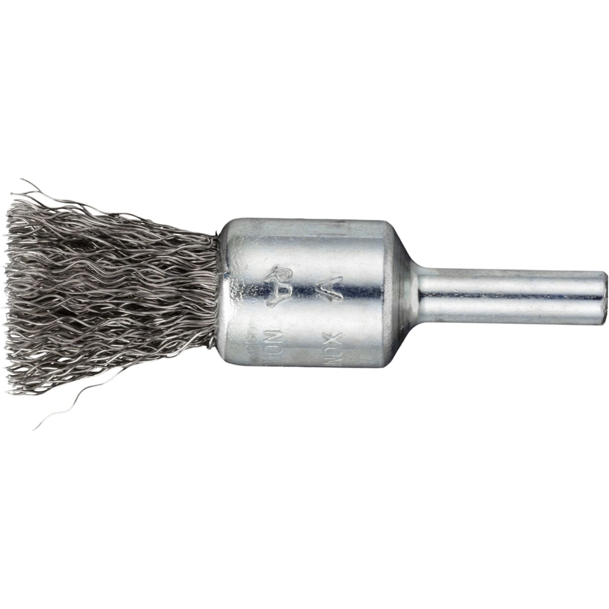 10x LUKAS Pinsel-Drahtbürste BPVW Edelstahl 17x25 mm Geradschleifer gewellt