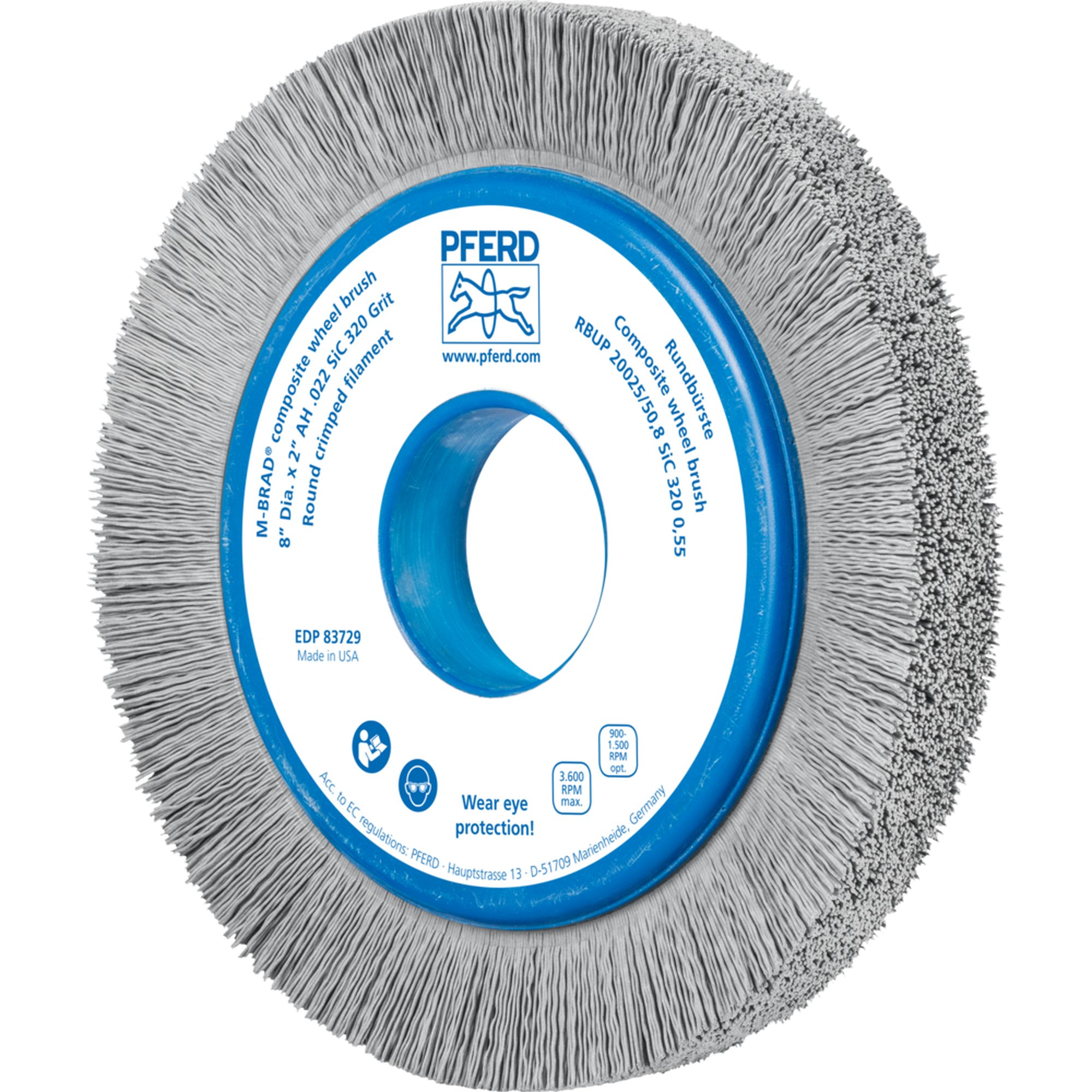 PFERD Rundbürste, ungezopft RBUP 20025/50,8 SiC 320 0,55