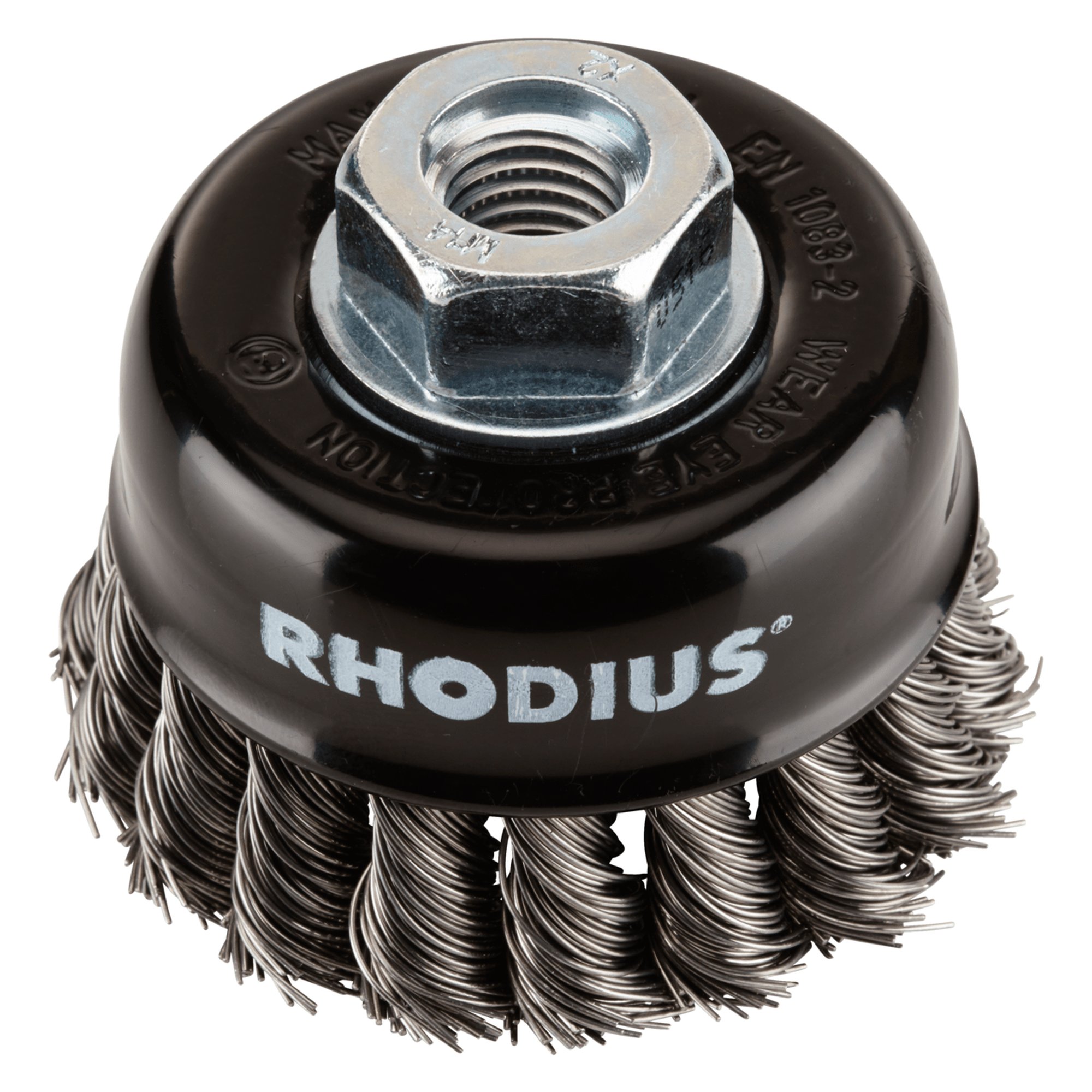 10 x RHODIUS Stahlbürste Drahtbürste Topfbürste STBZ Ø 65 mm