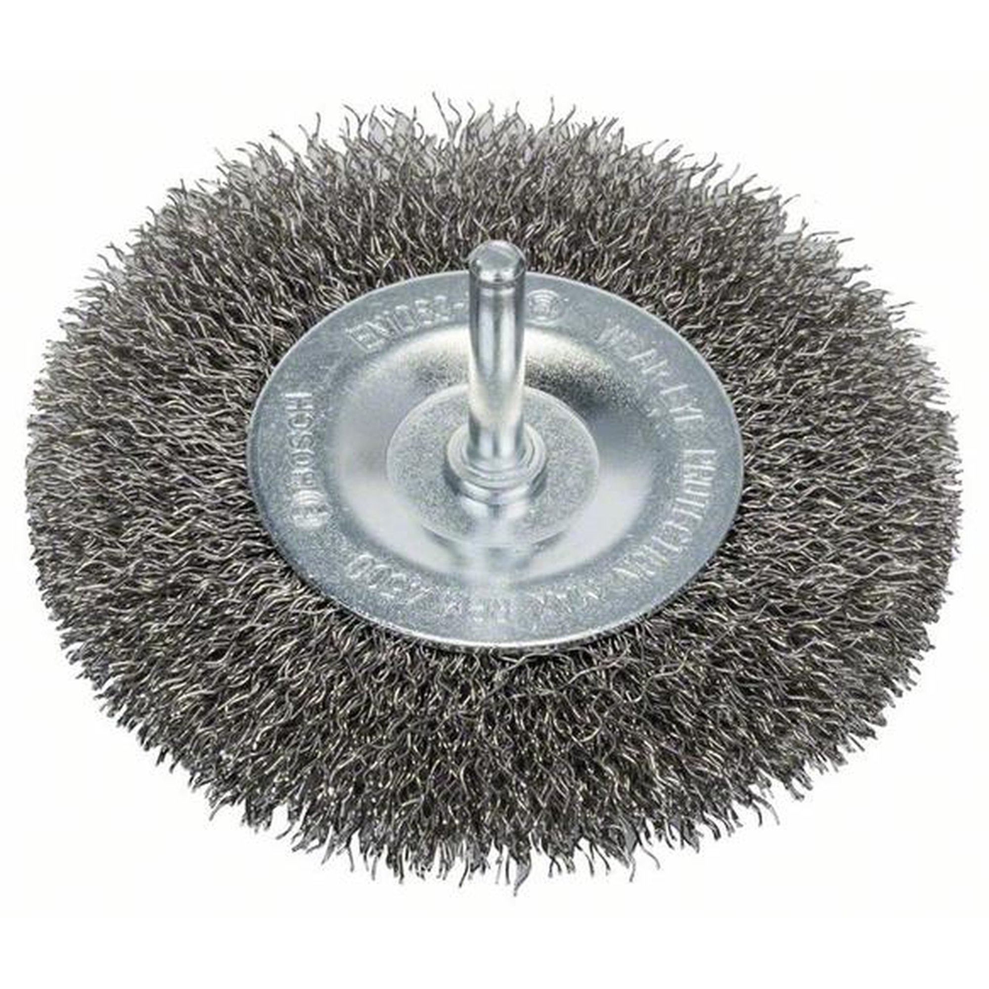 BOSCH Scheibenbürste, gewellt, rostfrei, Ø 100 mm, B: 10 mm, 4500 U/ min