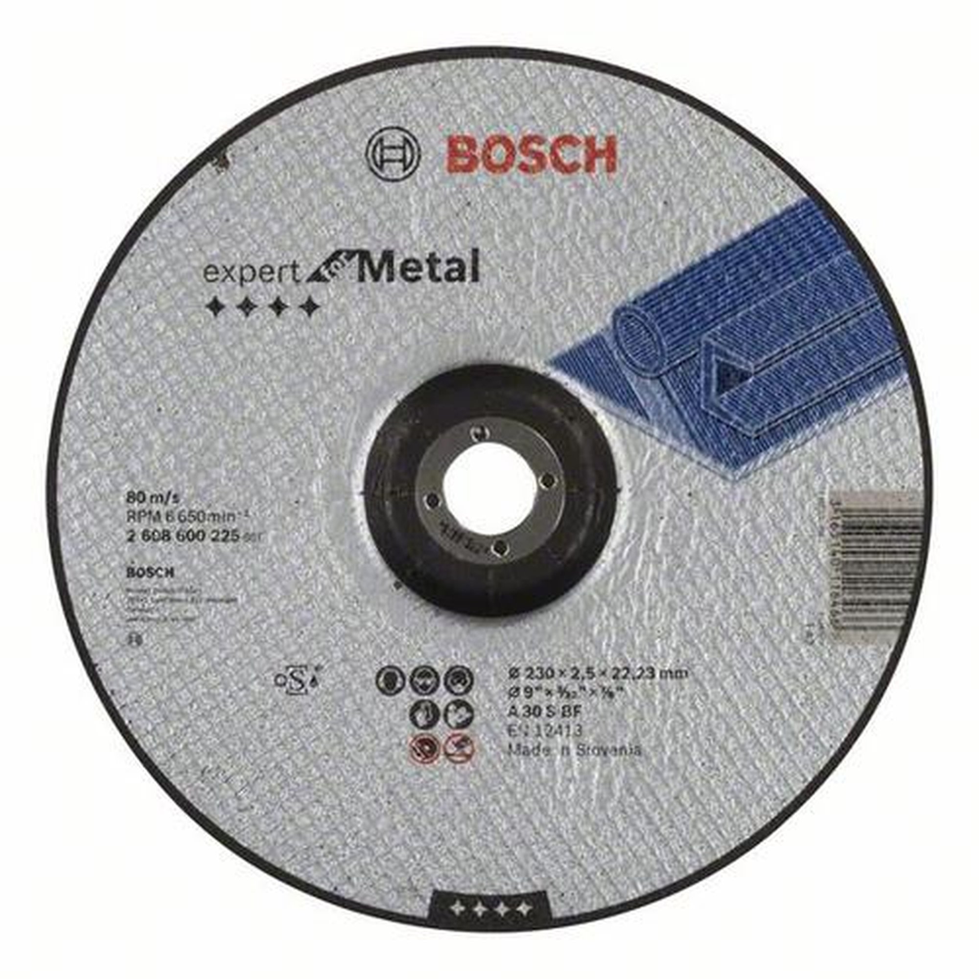 25x BOSCH Trennscheibe gekröpft Expert für Metall A 30 S BF, Ø 230 x 2,5 mm