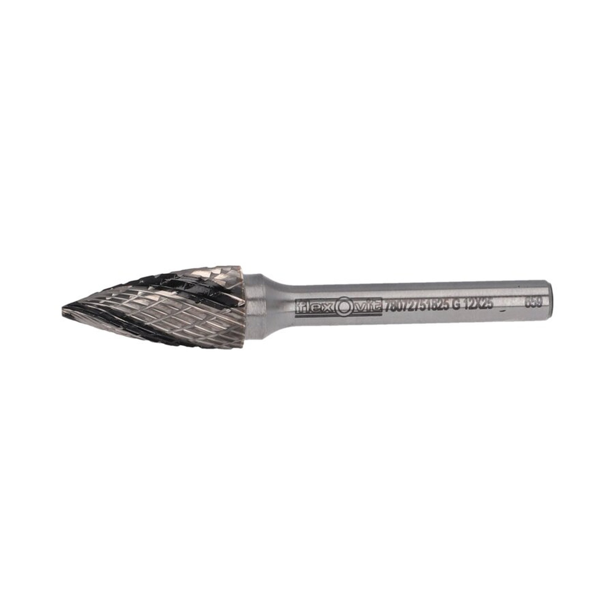 Norton Hartmetallfrässtift 12x25mm Flexovit MEGA-LINE - Präzisionswerkzeug