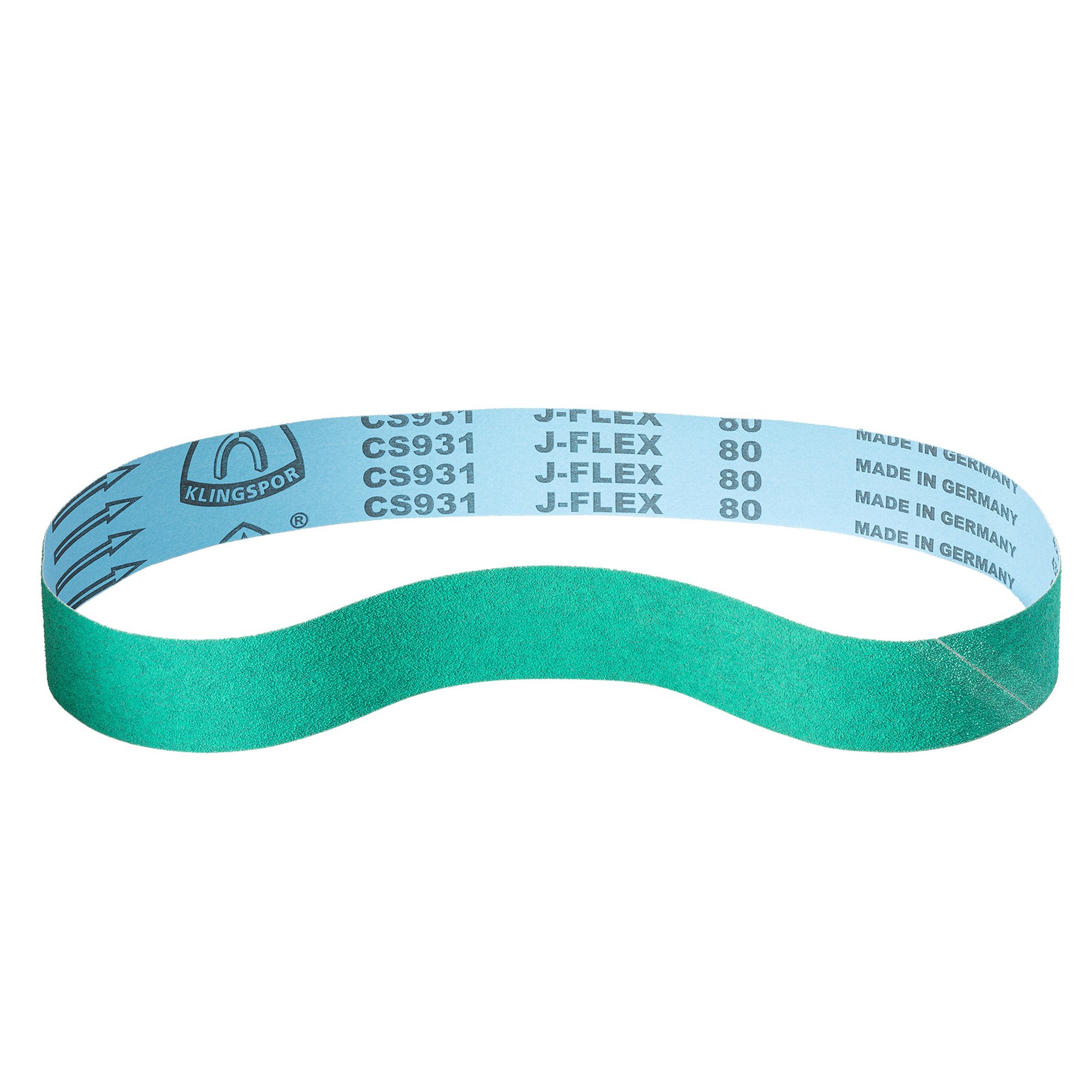 30 x Klingspor Schleifband CS 931 JF | 40 x 760 mm | Korn 180
