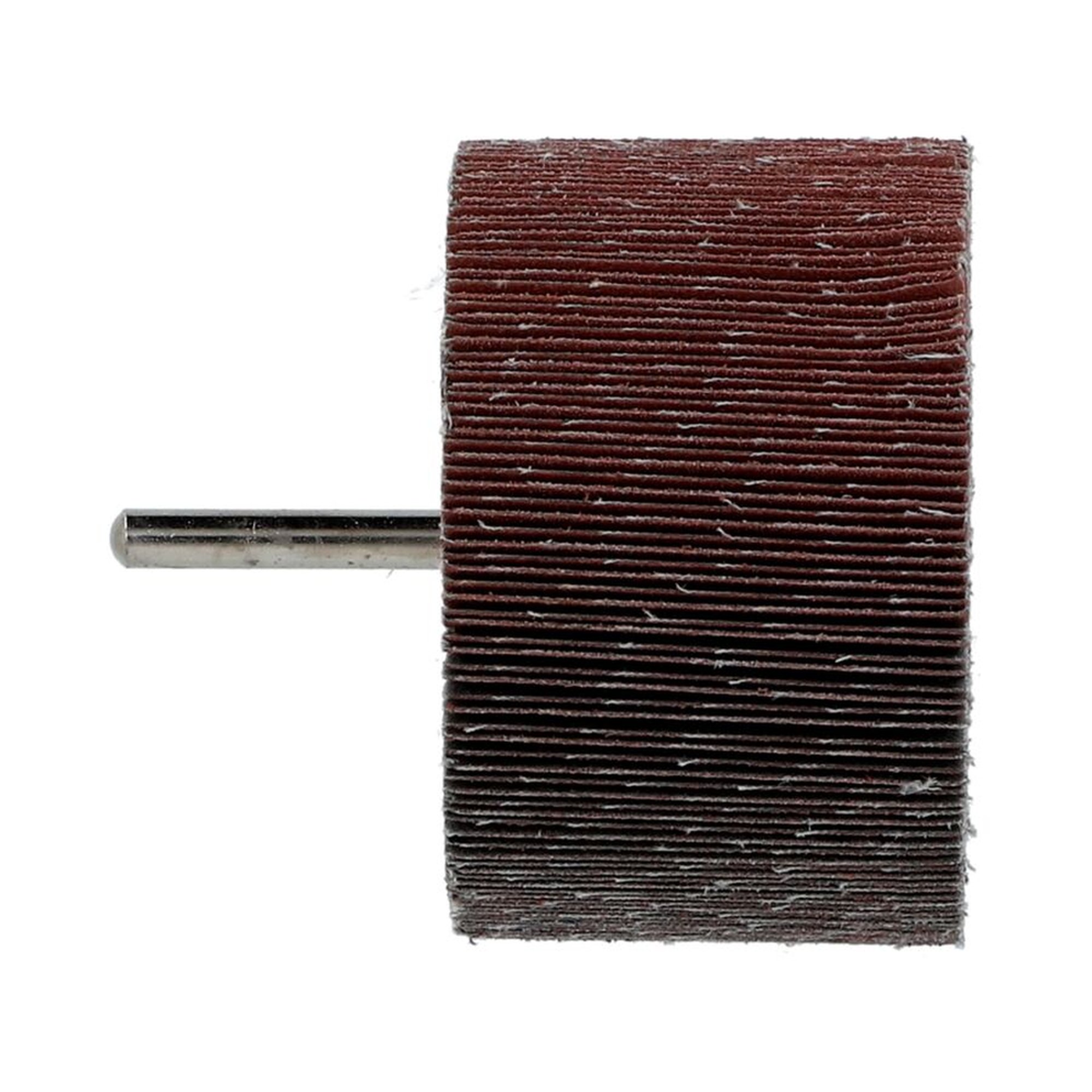 10 x Norton Fächerschleifer Schleifmop mit Schaft 80x50x6 R207 Korn 120