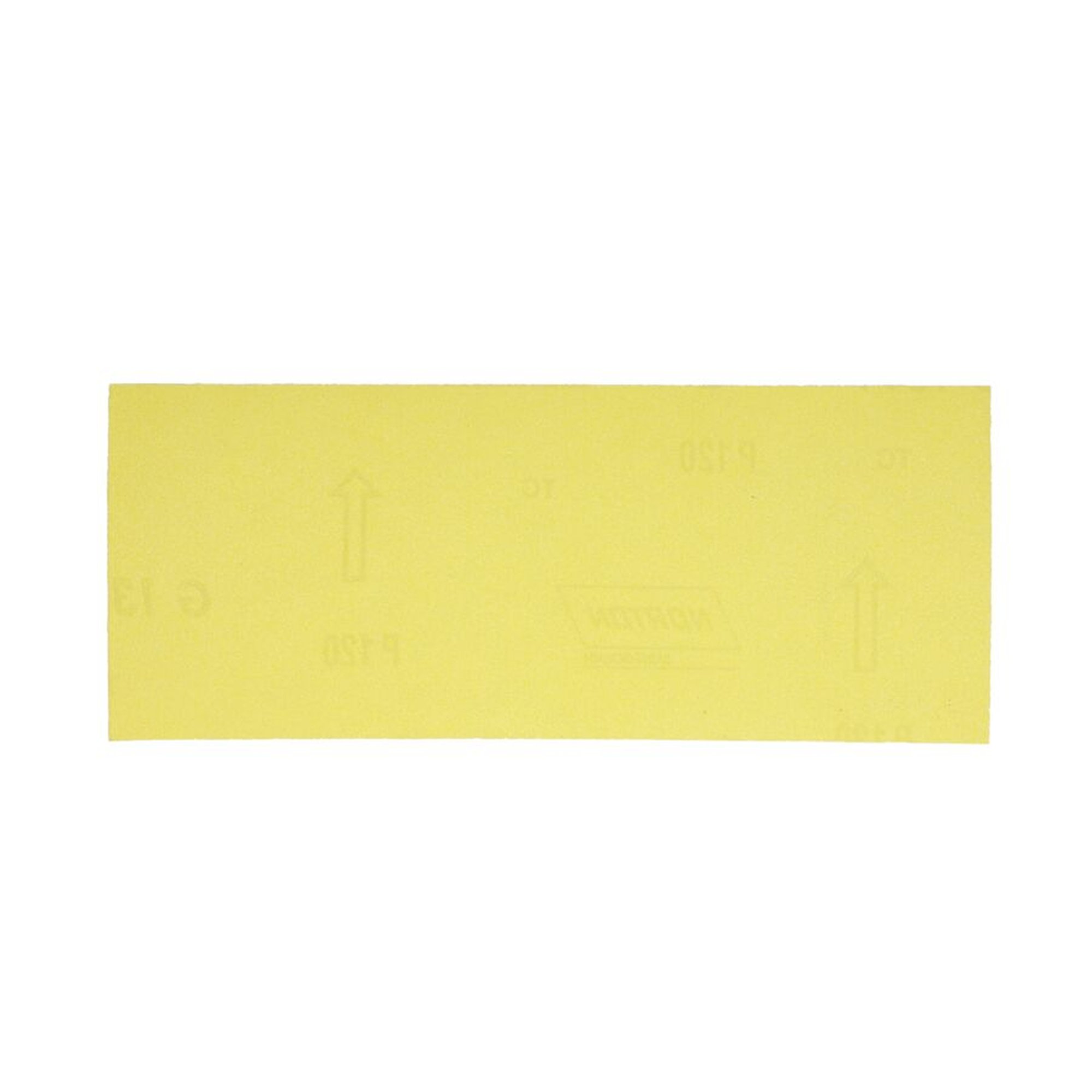 50 x Norton G131F Klettstreifen 115x280 ungelocht Korn 120 für Schleifarbeiten