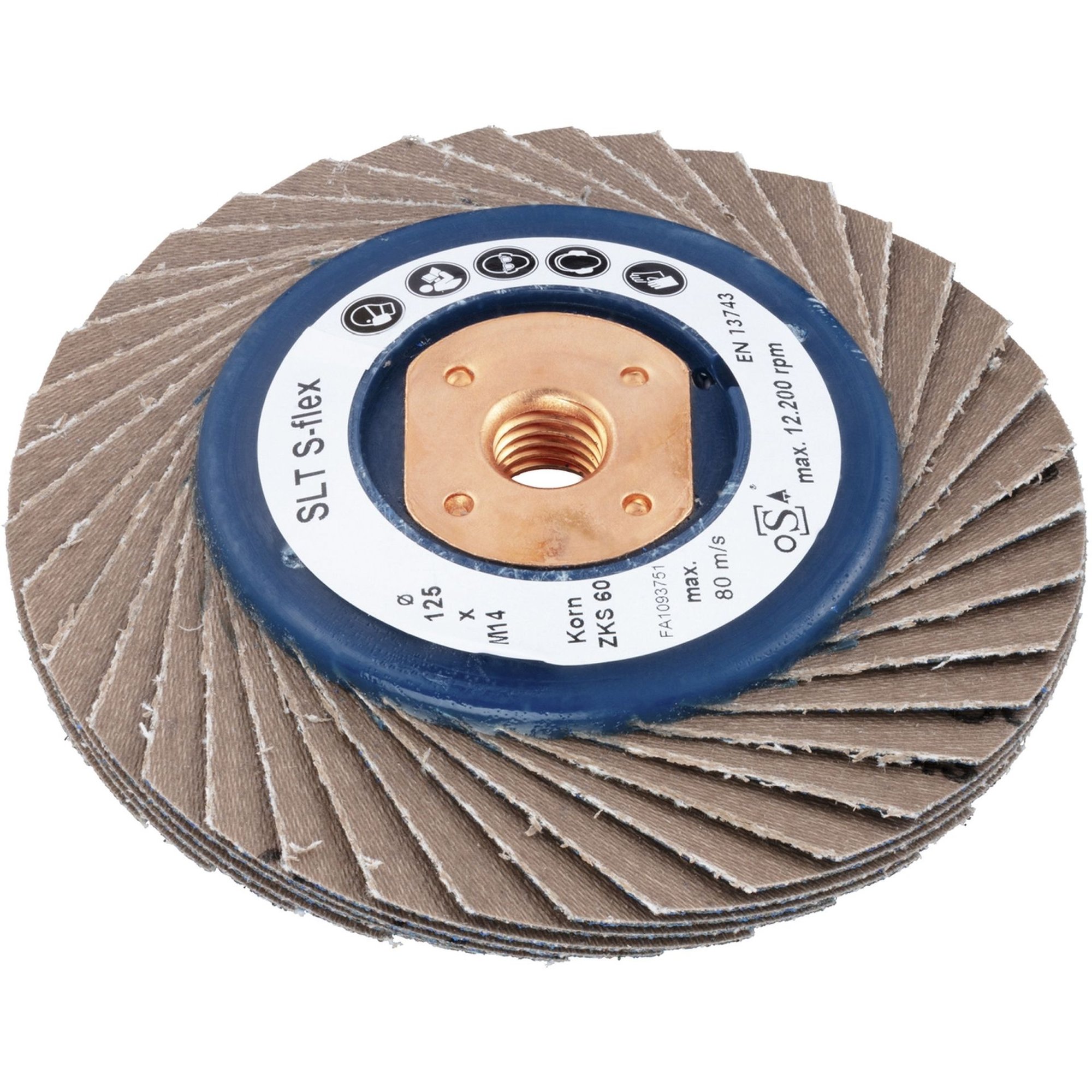 Fächerscheiben INOX blau 115 125 mm K40 - 120 Schleifscheiben Schleifmop Fächerscheiben INOX blau 115 125 mm K40 - 120 Schleifscheiben Schleifmop