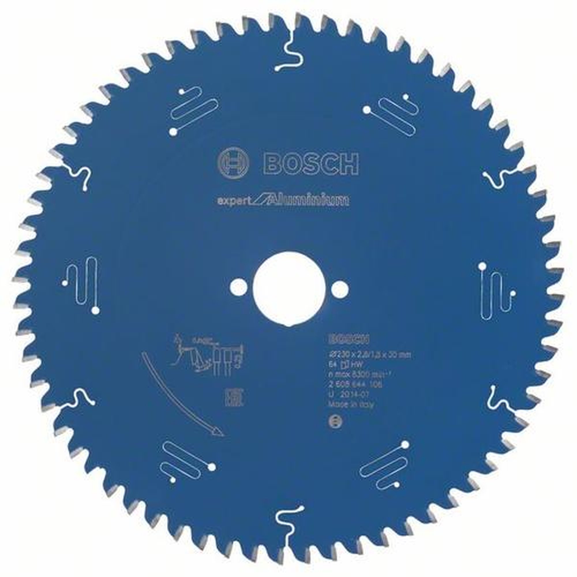 BOSCH Kreissägeblatt Expert für Aluminium, Ø 230 mm, 64 Zähne