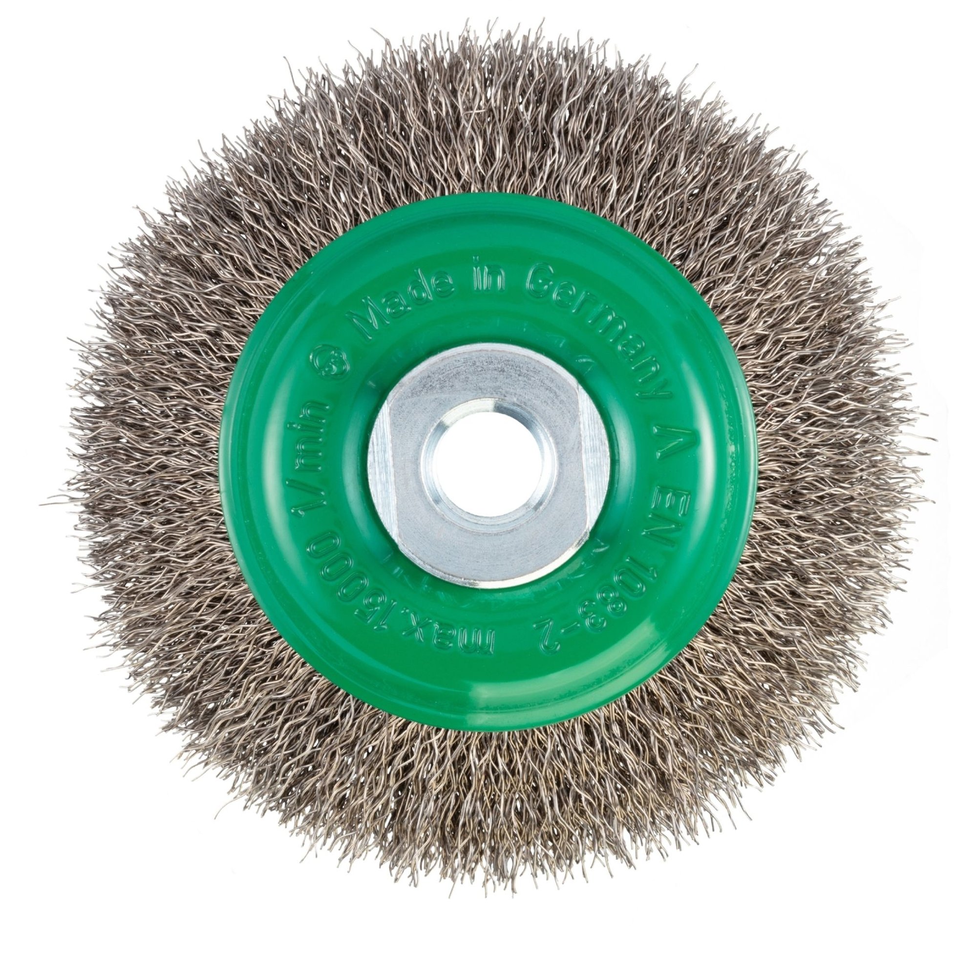 LUKAS Kegelbürste BKVW für Edelstahl 100x12 mm für Winkelschleifer gewellt