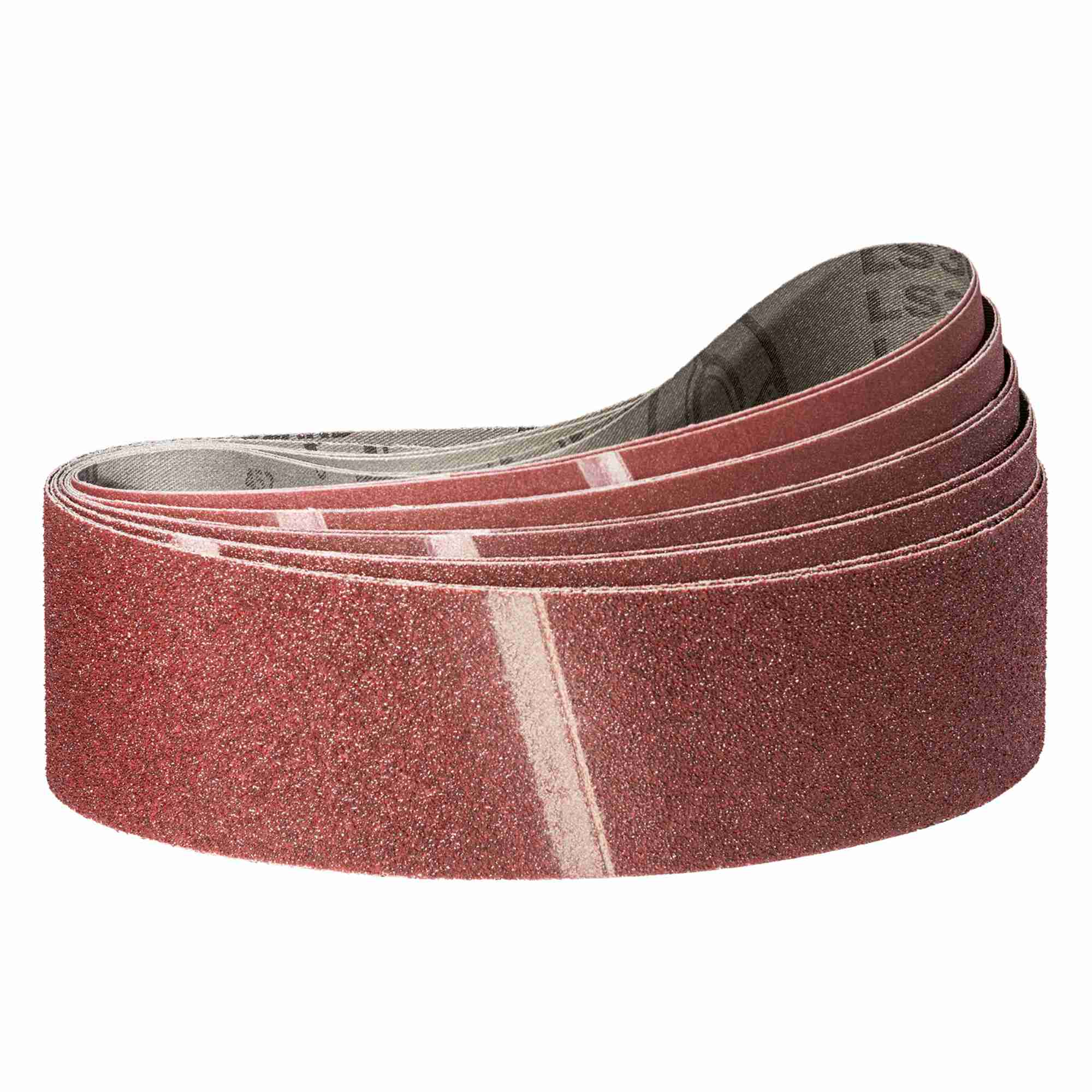 Klingspor Schleifband Profi-Set Korund | gemischte Körnungen 40/60/80/120/180 für Bandschleifer | Alle Maße wählbar