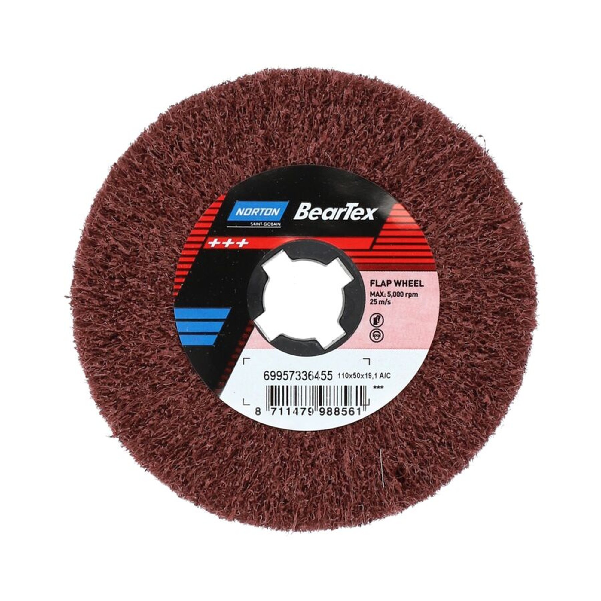 3 x Norton Gewickelte Kompaktscheibe Rapid Finish Series 4000 C2306, 3er Pack